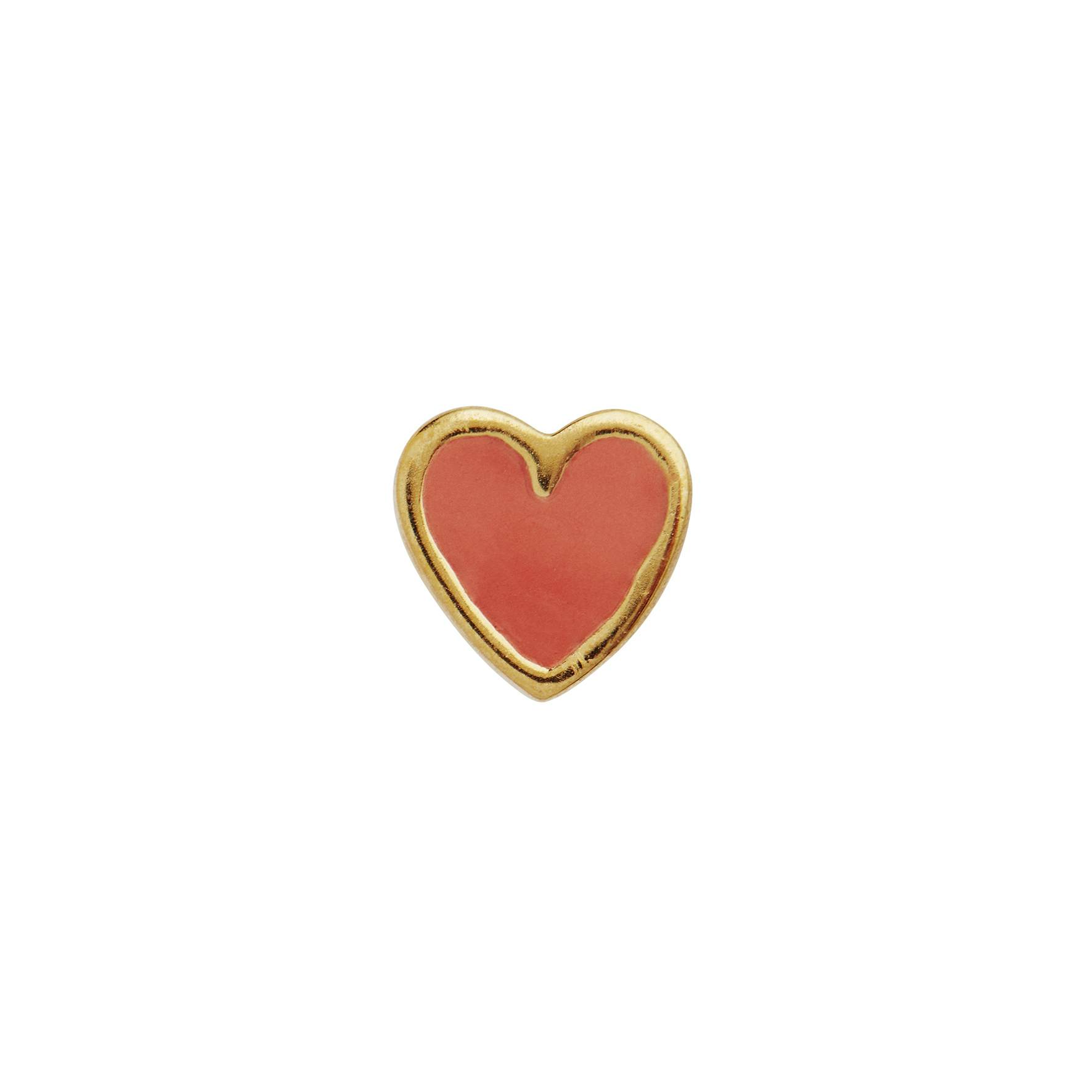 Petit Love Heart Coral von STINE A Jewelry in Vergoldet-Silber Sterling 925