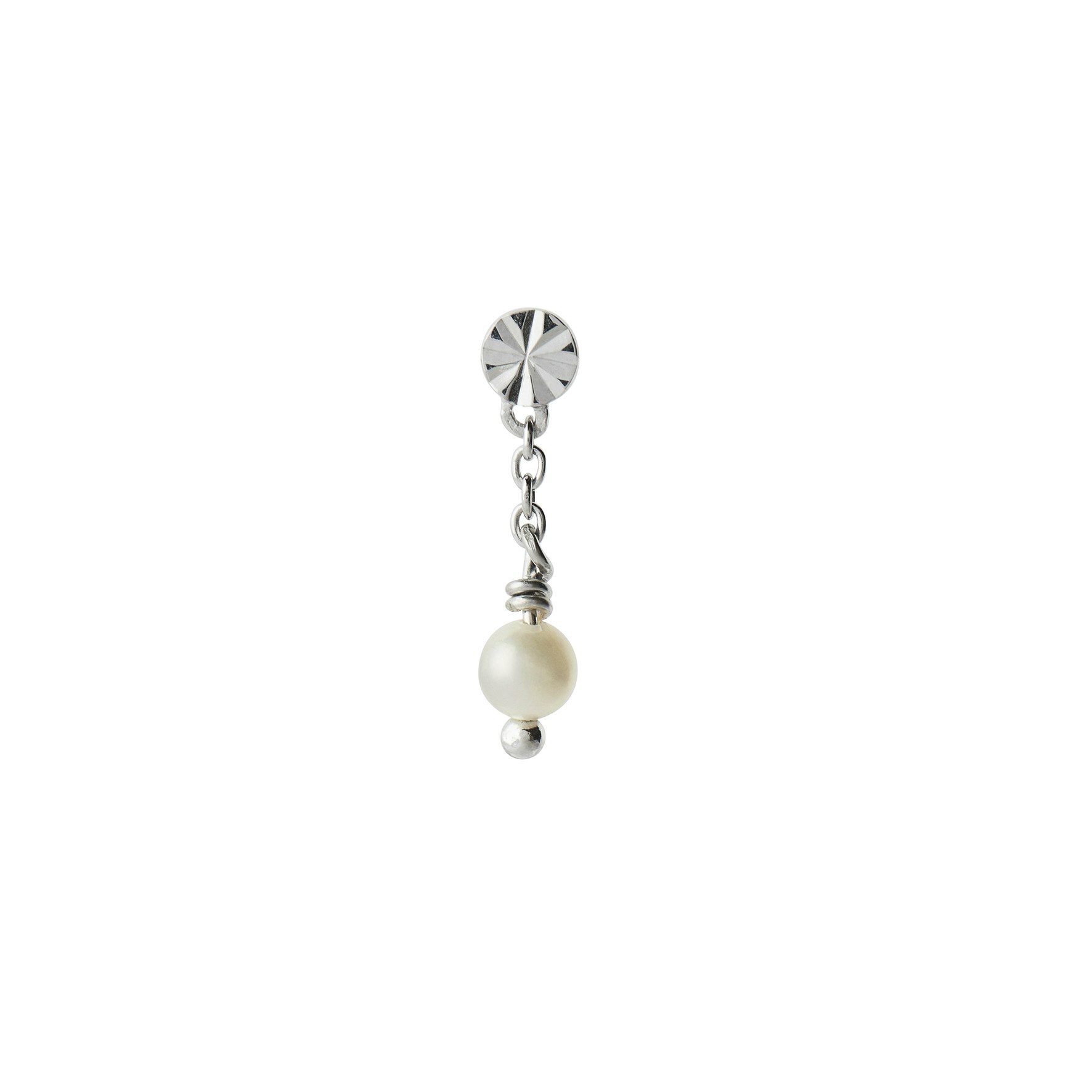Tres Petit Etoile Earring With Pearl fra STINE A Jewelry i Sølv Sterling 925