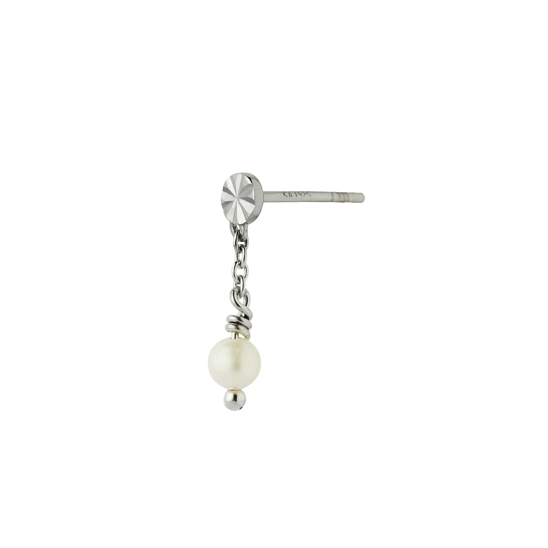 Tres Petit Etoile Earring With Pearl fra STINE A Jewelry i Sølv Sterling 925