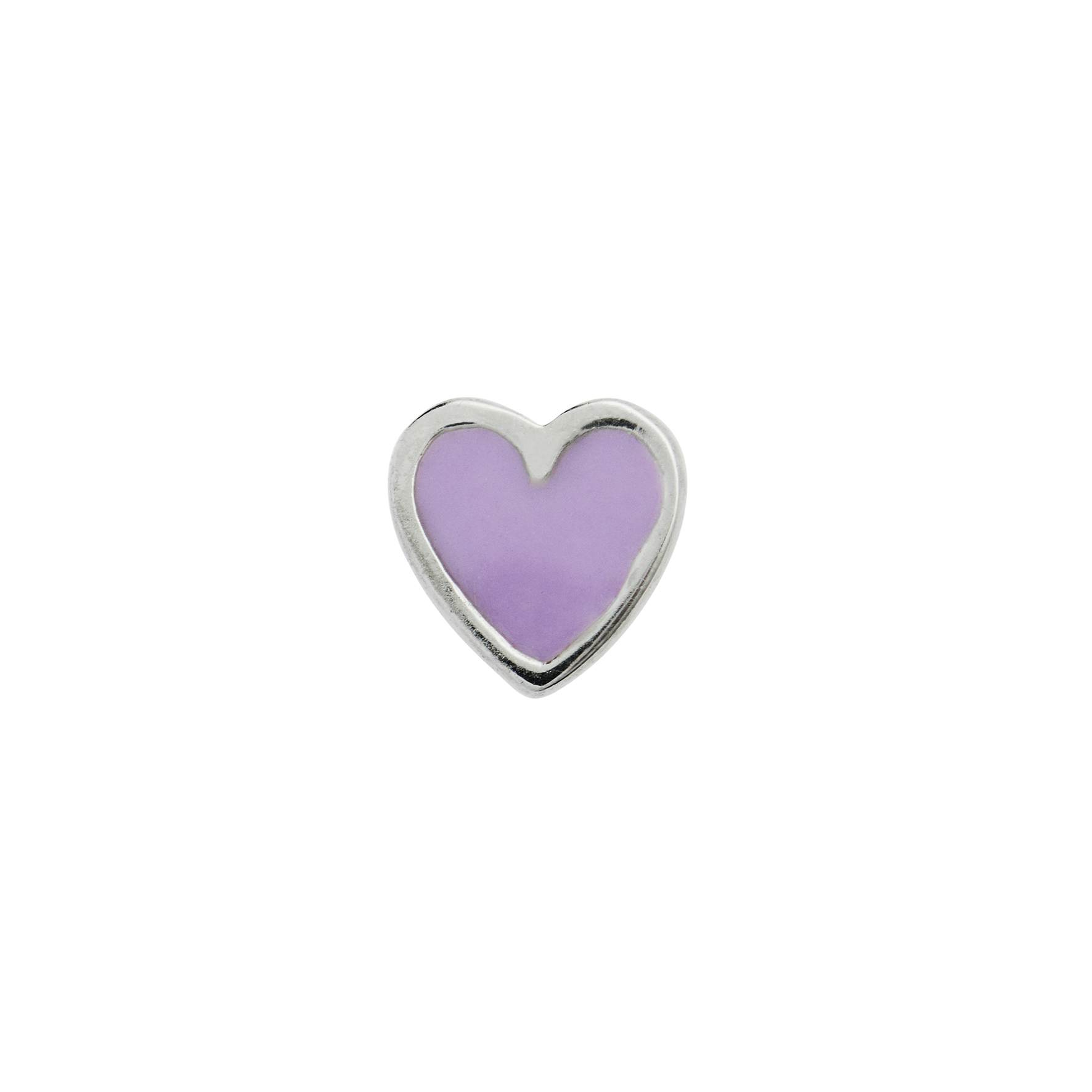 Petit Love Heart Purple Sorbet fra STINE A Jewelry i Sølv Sterling 925