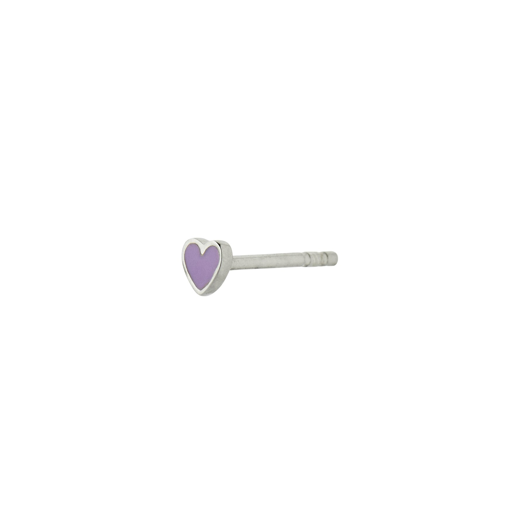 Petit Love Heart Purple Sorbet fra STINE A Jewelry i Sølv Sterling 925