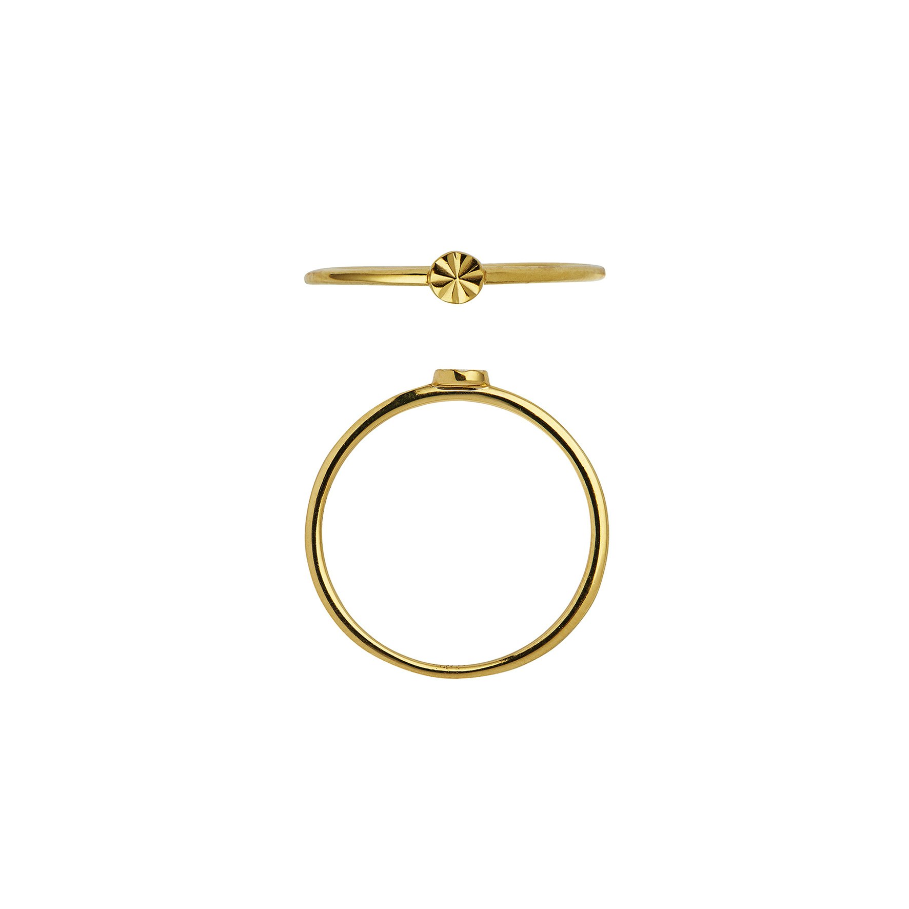 Tres Petit Etoile Ring from STINE A Jewelry in Goldplated Silver Sterling 925