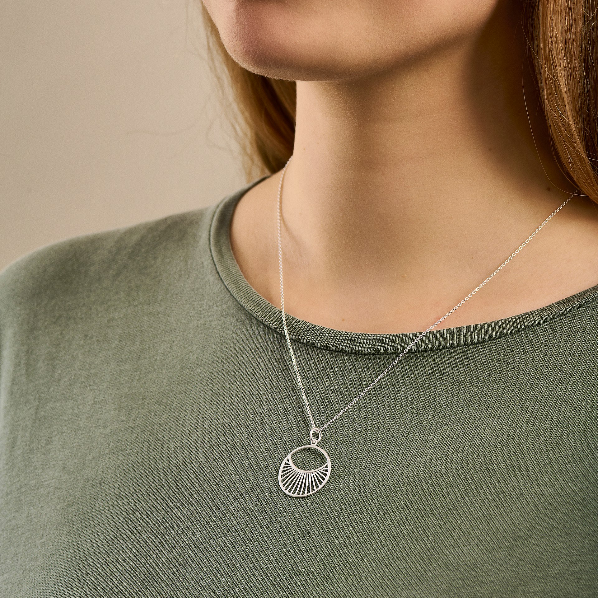 Daylight Short necklace fra Pernille Corydon i Forgyldt-Sølv Sterling 925