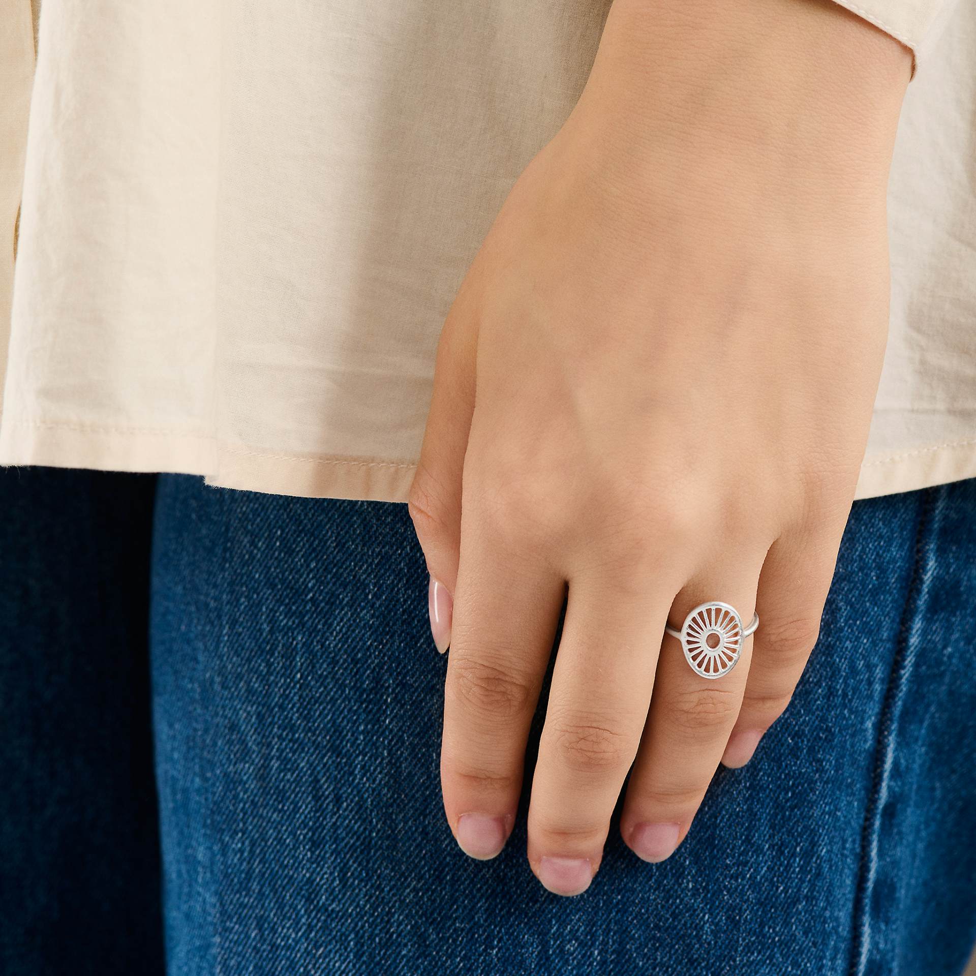 Small Daylight ring fra Pernille Corydon i Forgylt-Sølv Sterling 925