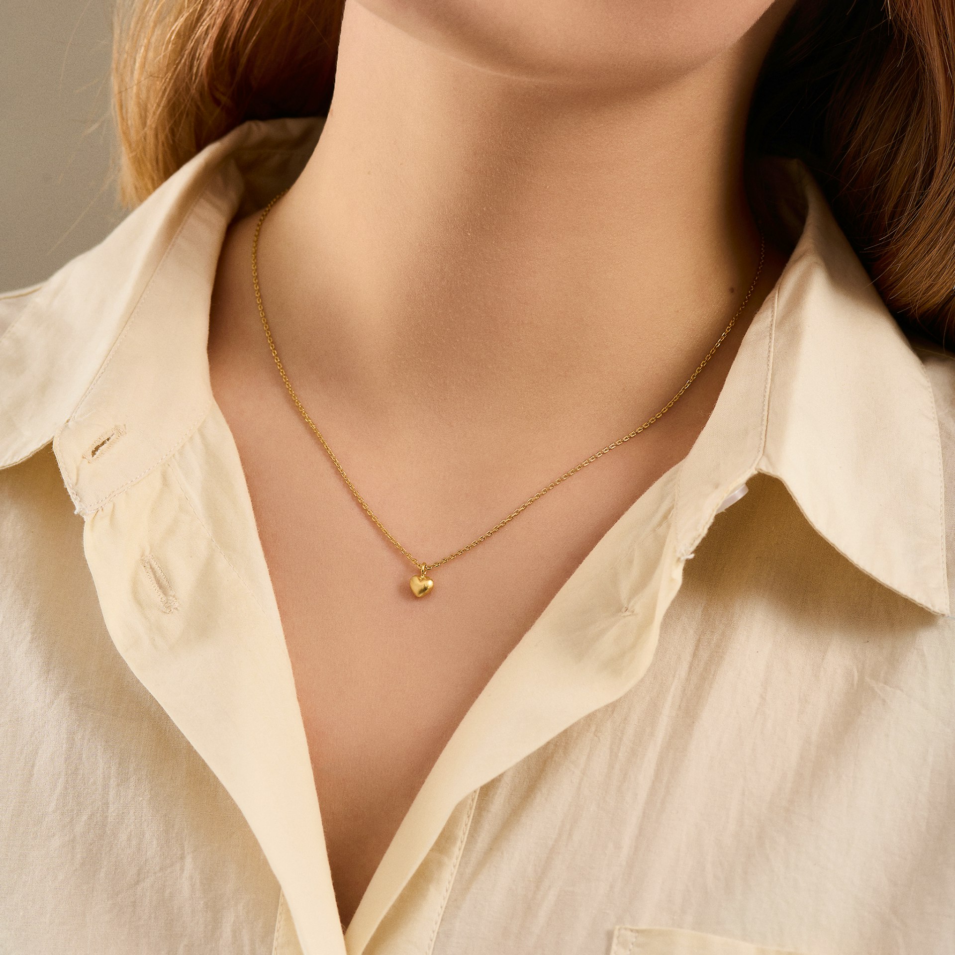 Love necklace fra Pernille Corydon i Forgyldt-Sølv Sterling 925