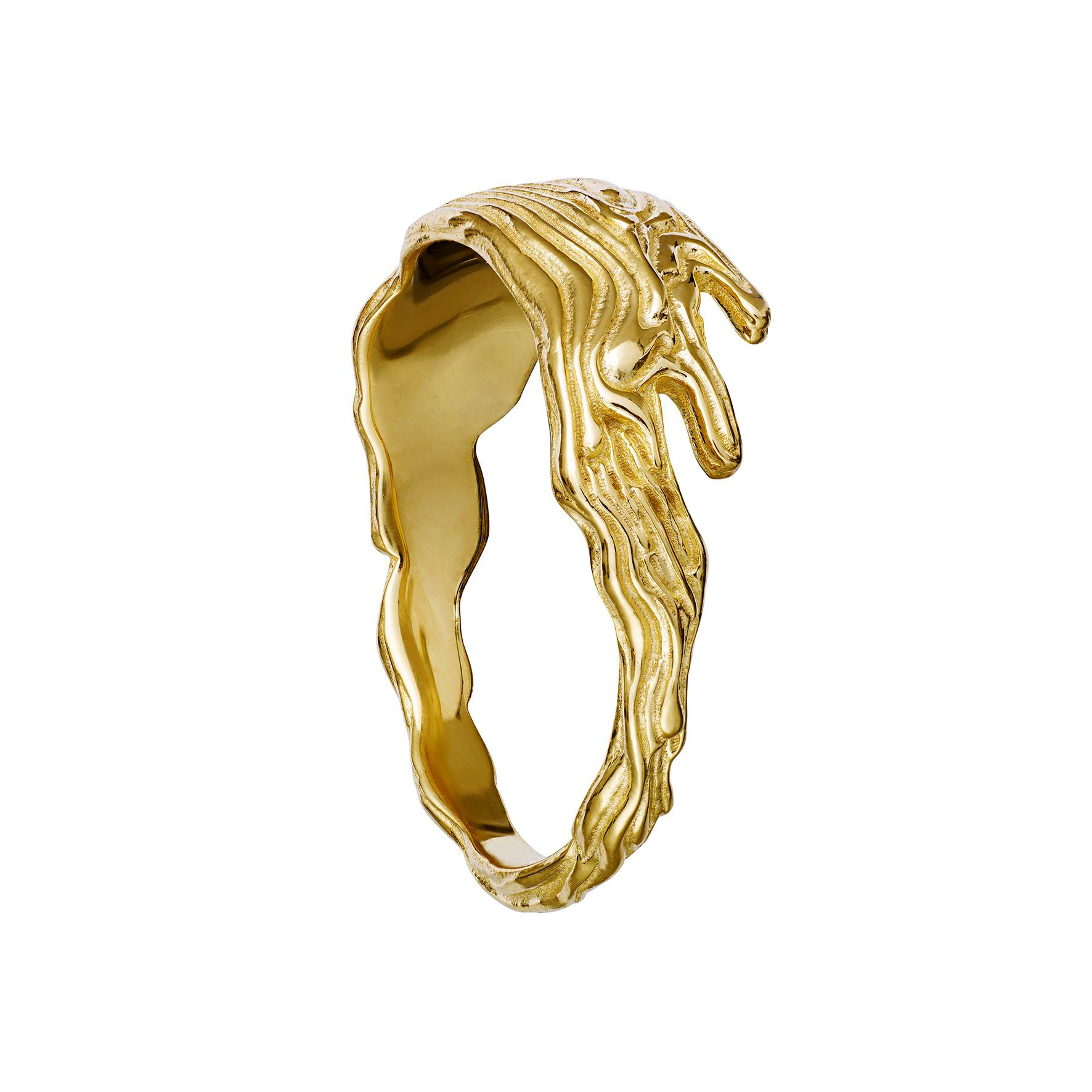 Lavania Ring fra Maanesten i Forgylt-Sølv Sterling 925