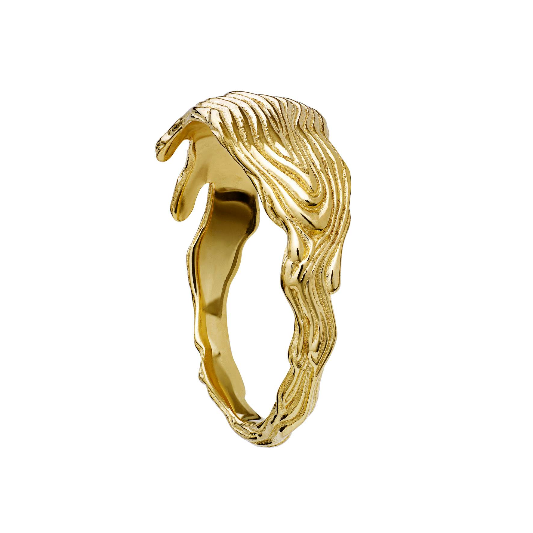 Lavania Ring fra Maanesten i Forgylt-Sølv Sterling 925