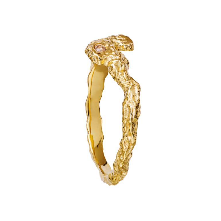 Frida Ring from Maanesten in Goldplated-Silver Sterling 925