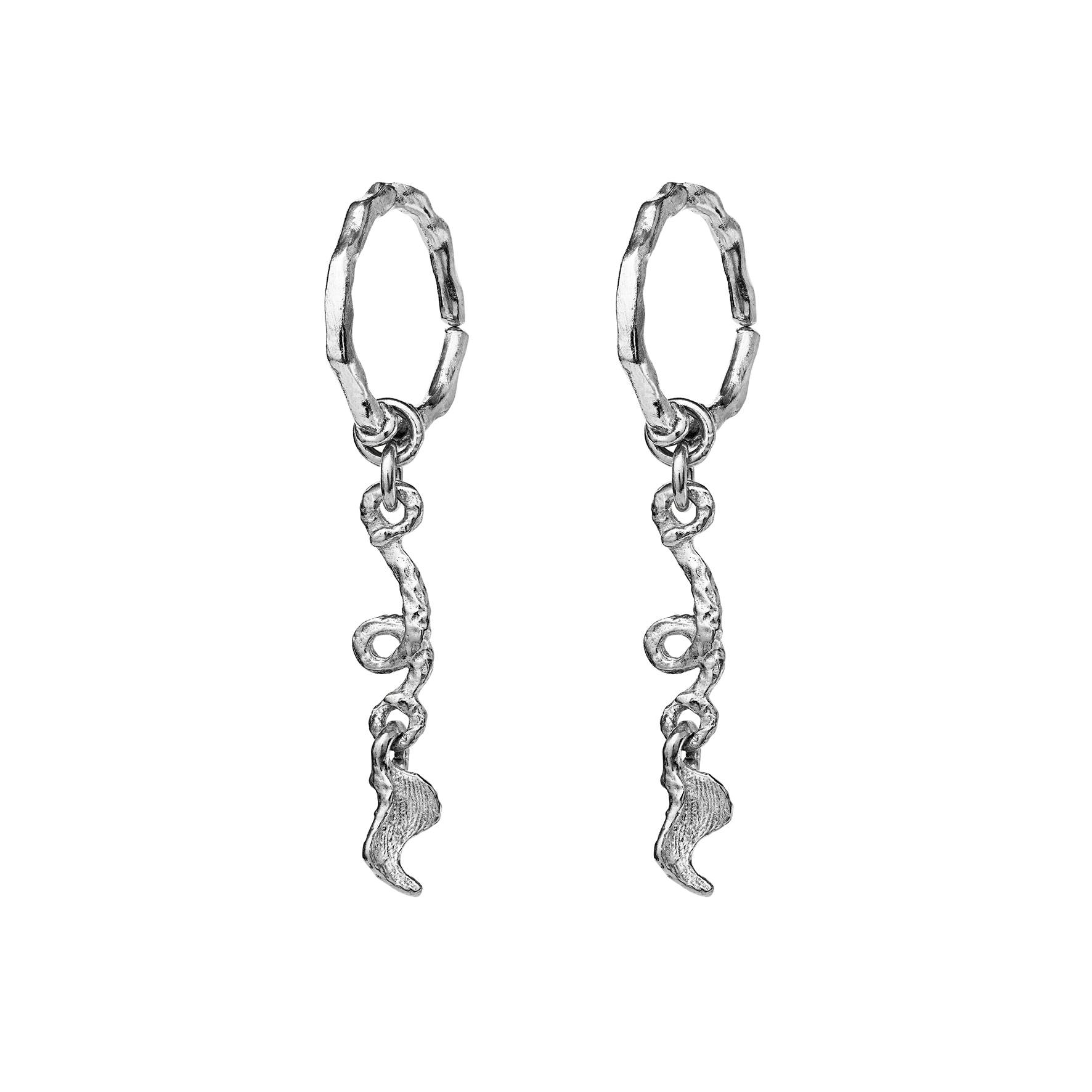 Crawda Earrings from Maanesten in Silver Sterling 925
