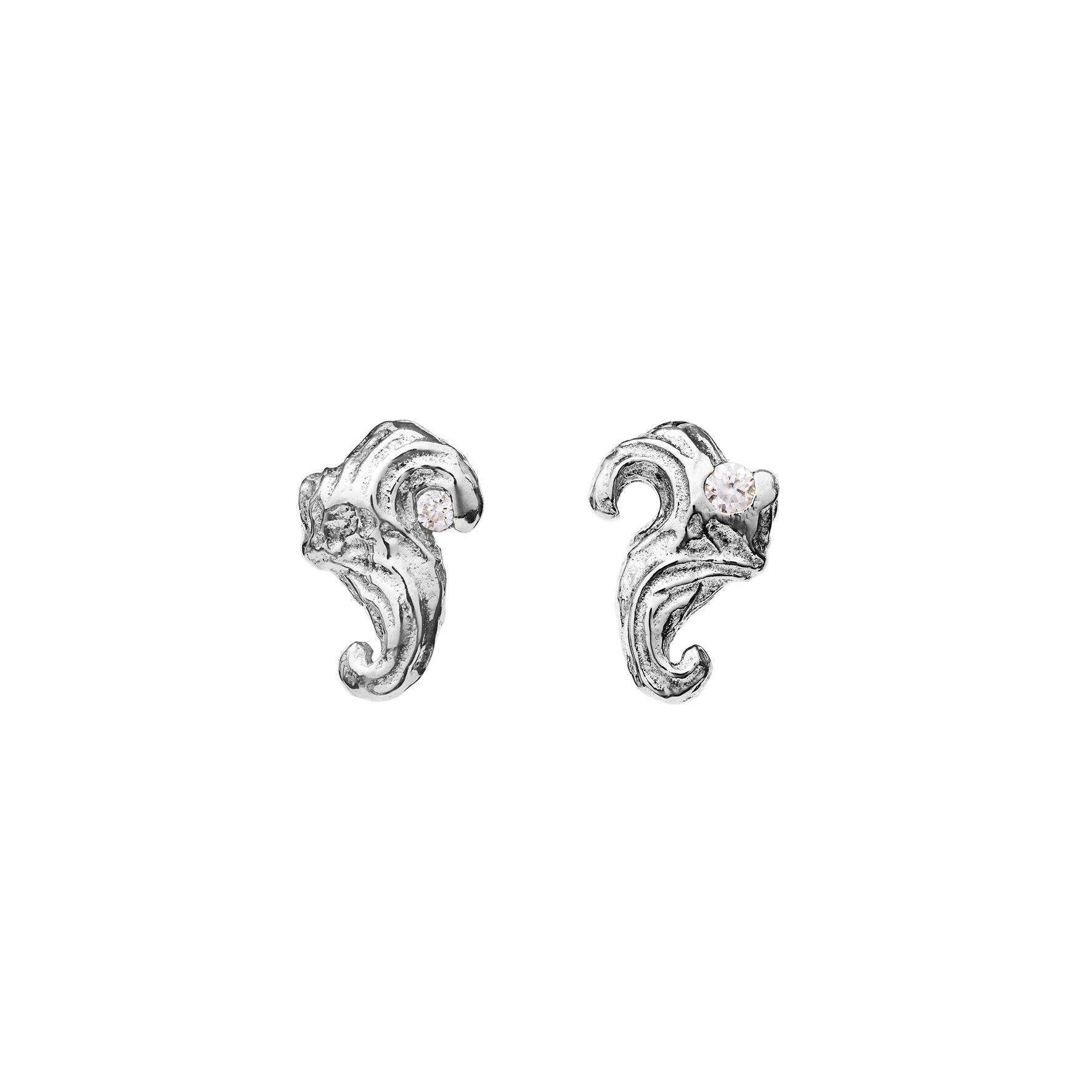 Enola Earrings from Maanesten in Silver Sterling 925