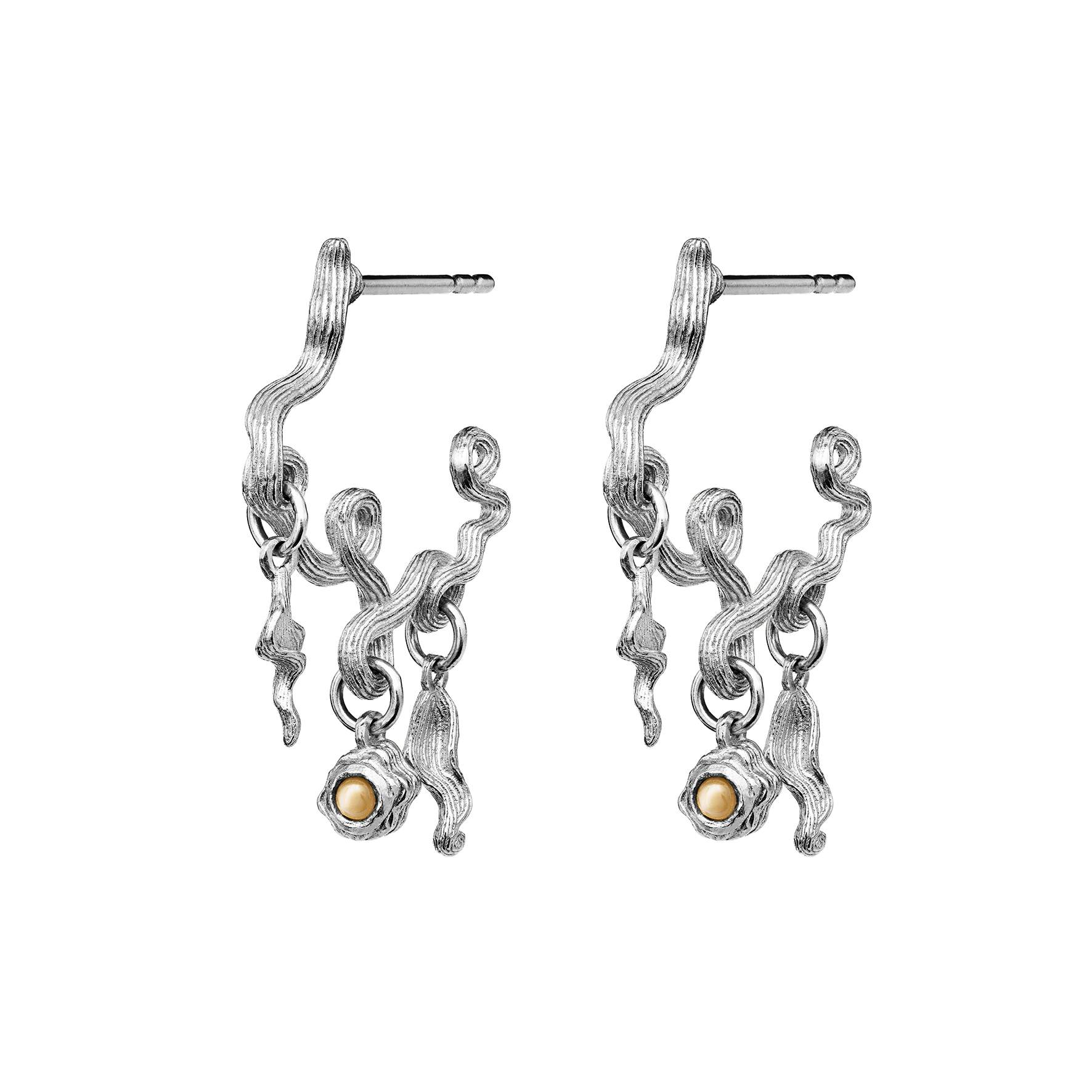 Rayon Earrings fra Maanesten i Sølv Sterling 925|Peach Moonstone
