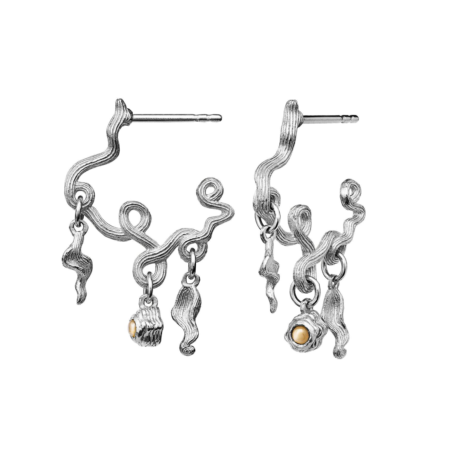 Rayon Earrings von Maanesten in Silber Sterling 925|