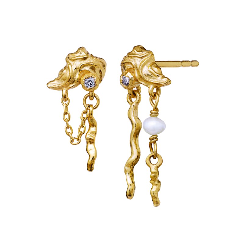 Baia Earrings from Maanesten in Goldplated-Silver Sterling 925