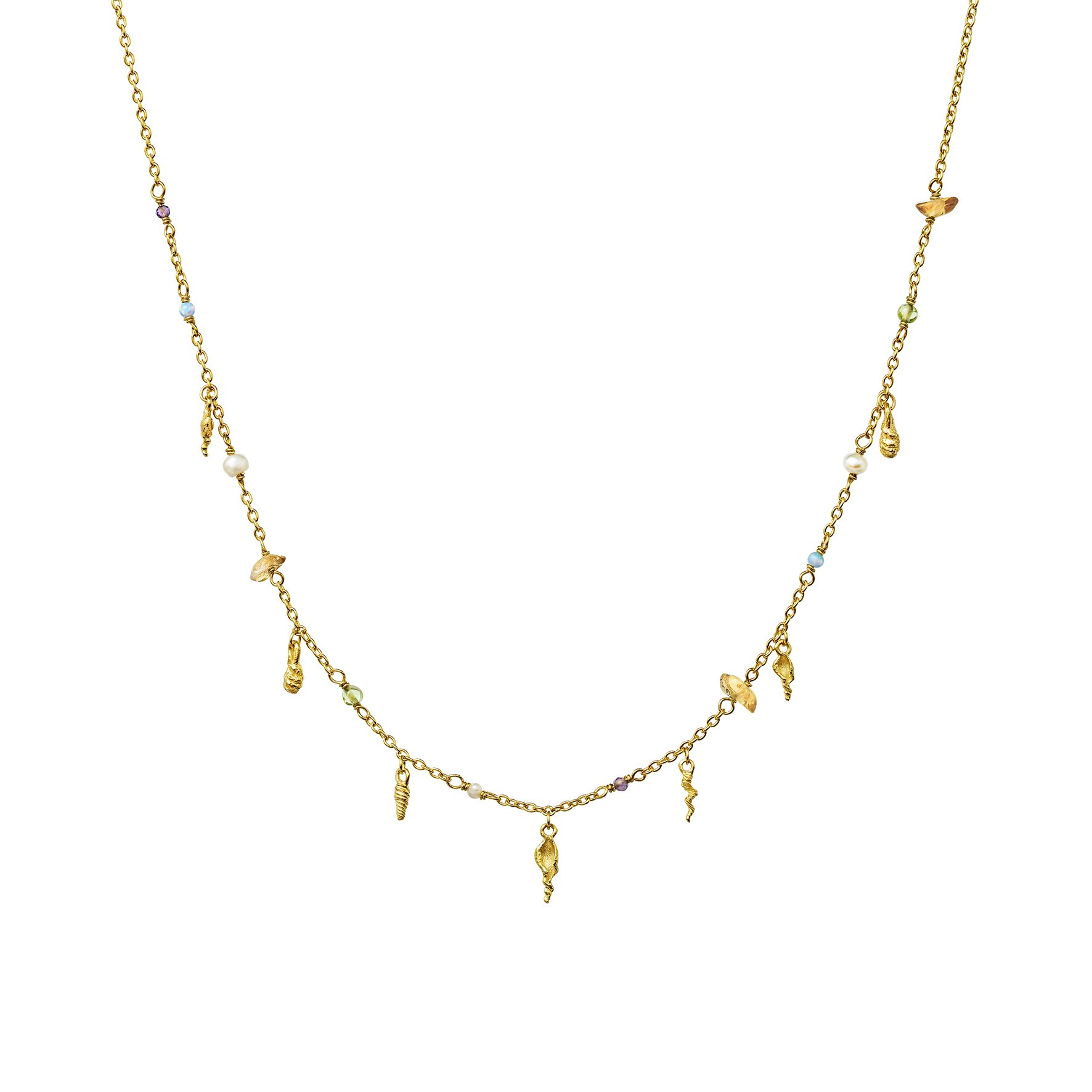Toutsi Necklace fra Maanesten i Forgyldt-Sølv Sterling 925