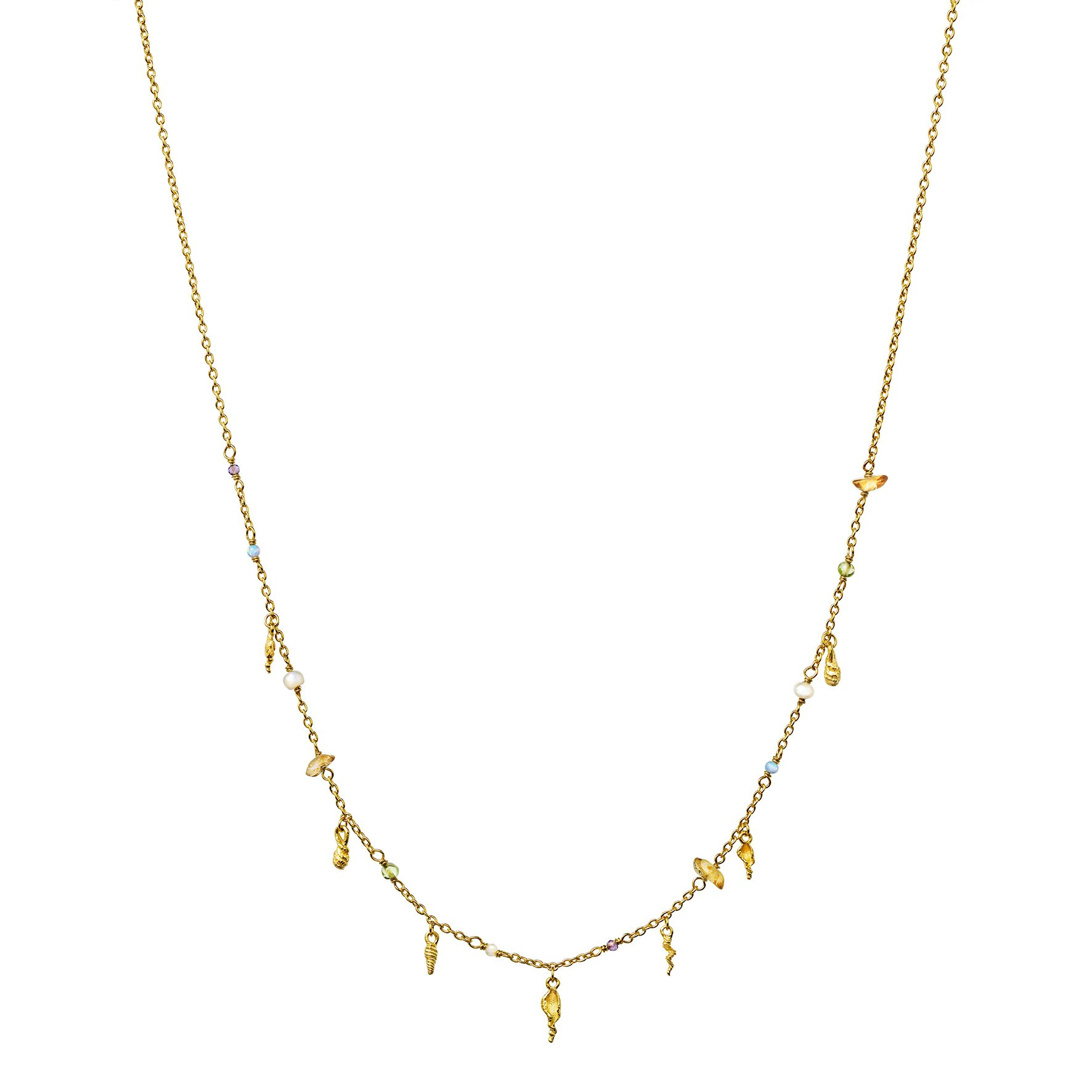 Toutsi Necklace fra Maanesten i Forgyldt-Sølv Sterling 925