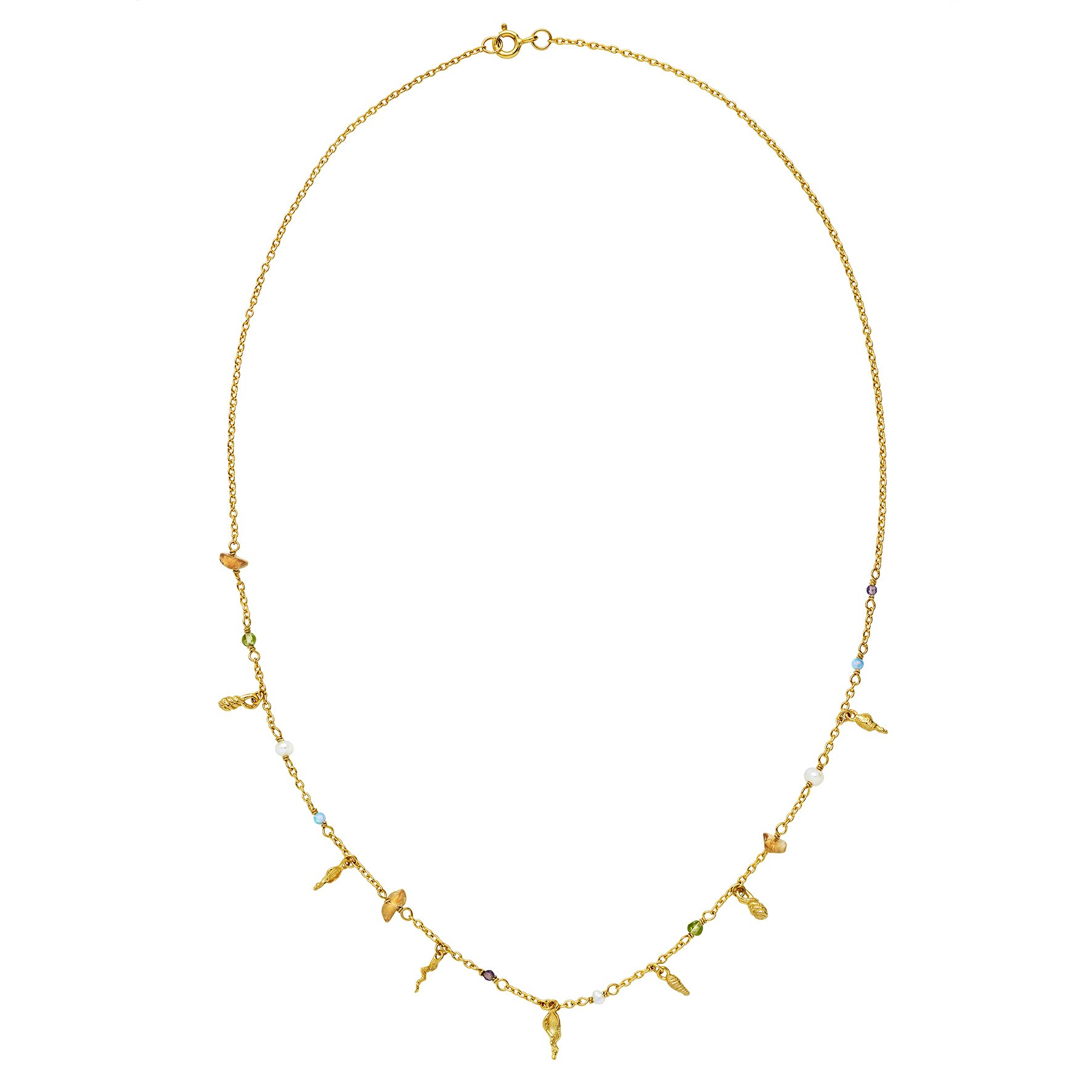 Toutsi Necklace fra Maanesten i Forgyldt-Sølv Sterling 925