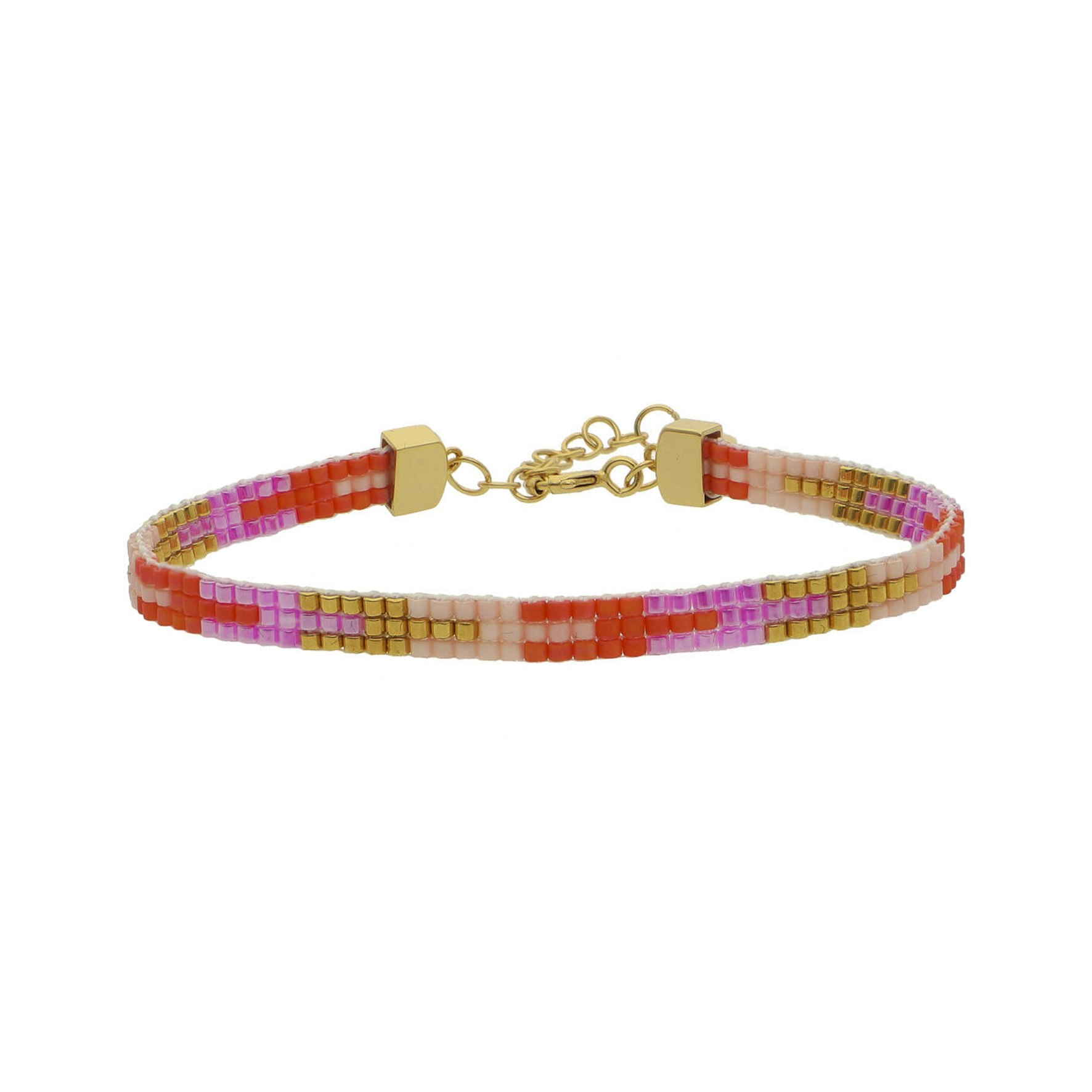 Mary Coral Love Bracelet de Nuni Copenhagen dans Plaqué or-Argent Sterling 925