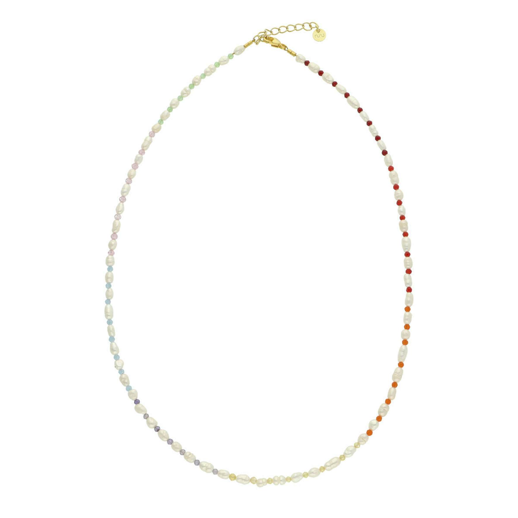 Lia Rainbow Necklace fra Nuni Copenhagen i Forgylt-Sølv Sterling 925