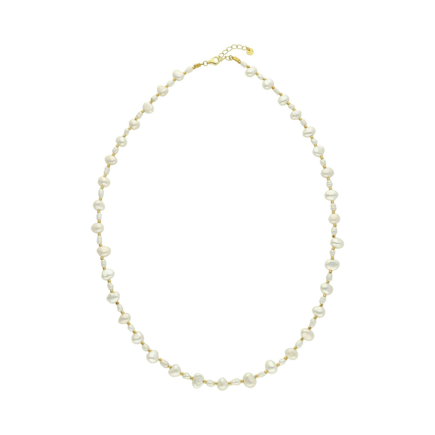 Jolene Pearl Necklace from Nuni Copenhagen in Goldplated-Silver Sterling 925