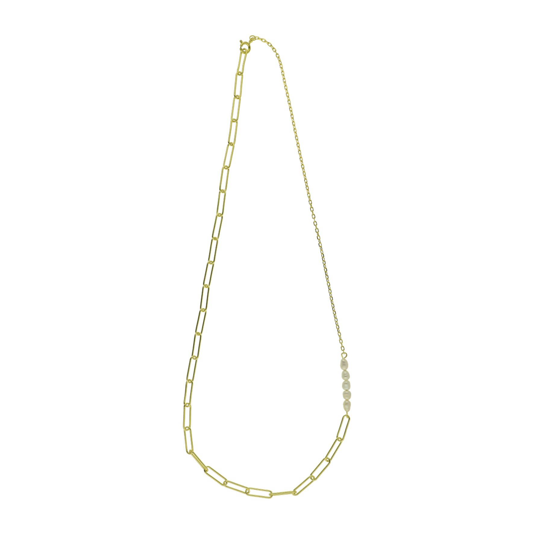 Dicte Pearl Necklace from Nuni Copenhagen in Goldplated Silver Sterling 925