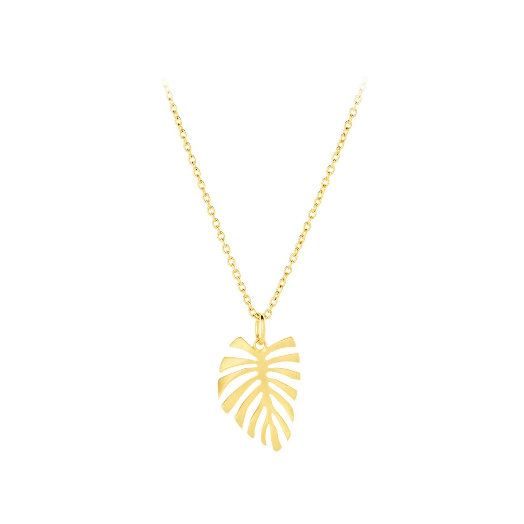 Fern Leaf Necklace from Pernille Corydon in Goldplated-Silver Sterling 925
