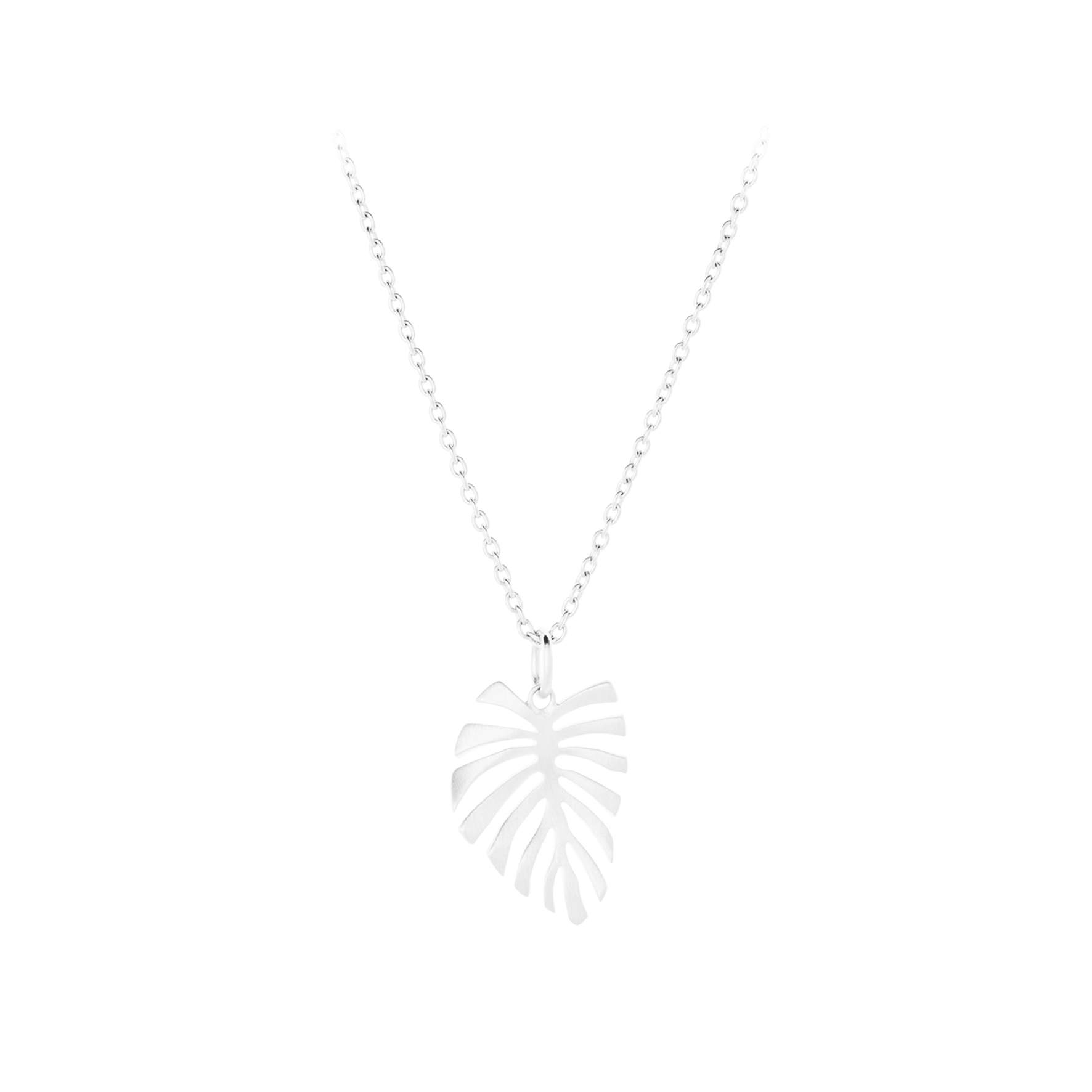Fern Leaf Necklace from Pernille Corydon in Silver Sterling 925
