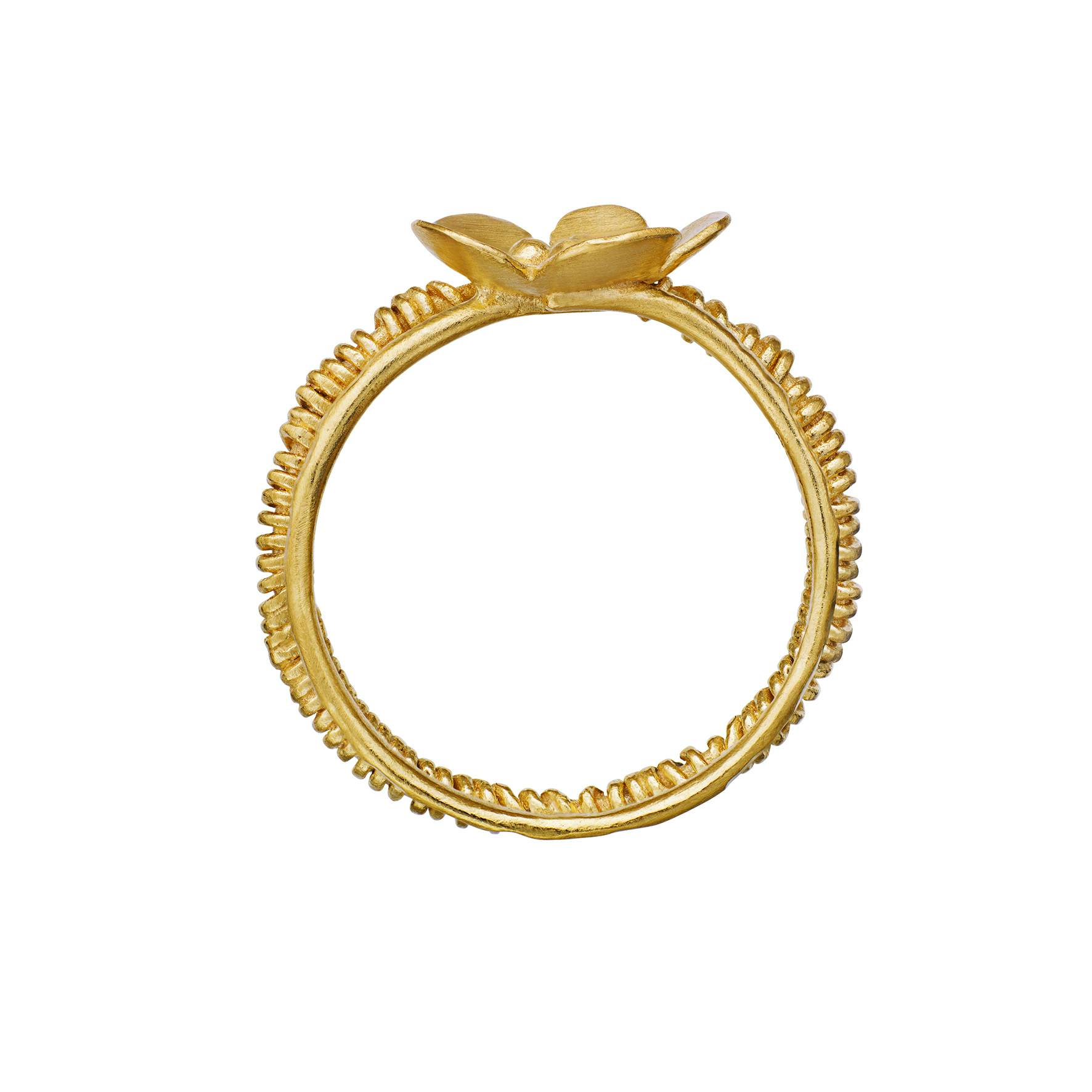 Bellflower Ring von Maanesten in Vergoldet-Silber Sterling 925
