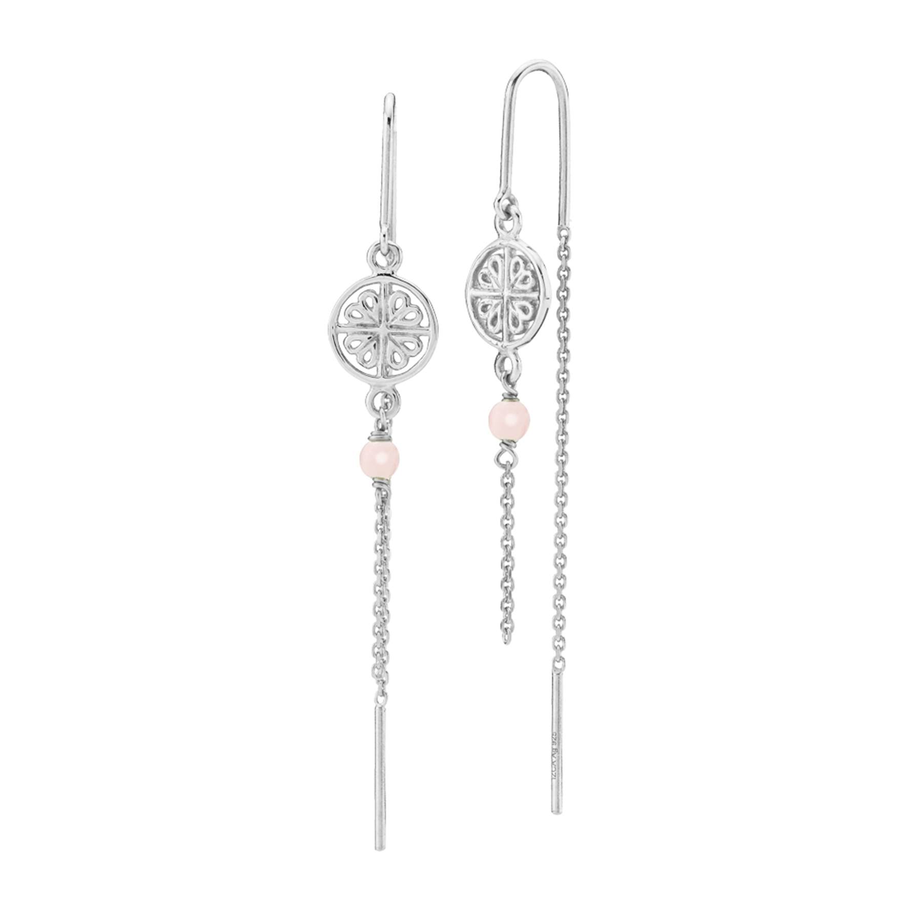 Balance Earchains Pink från Sistie i Silver Sterling 925|Blank