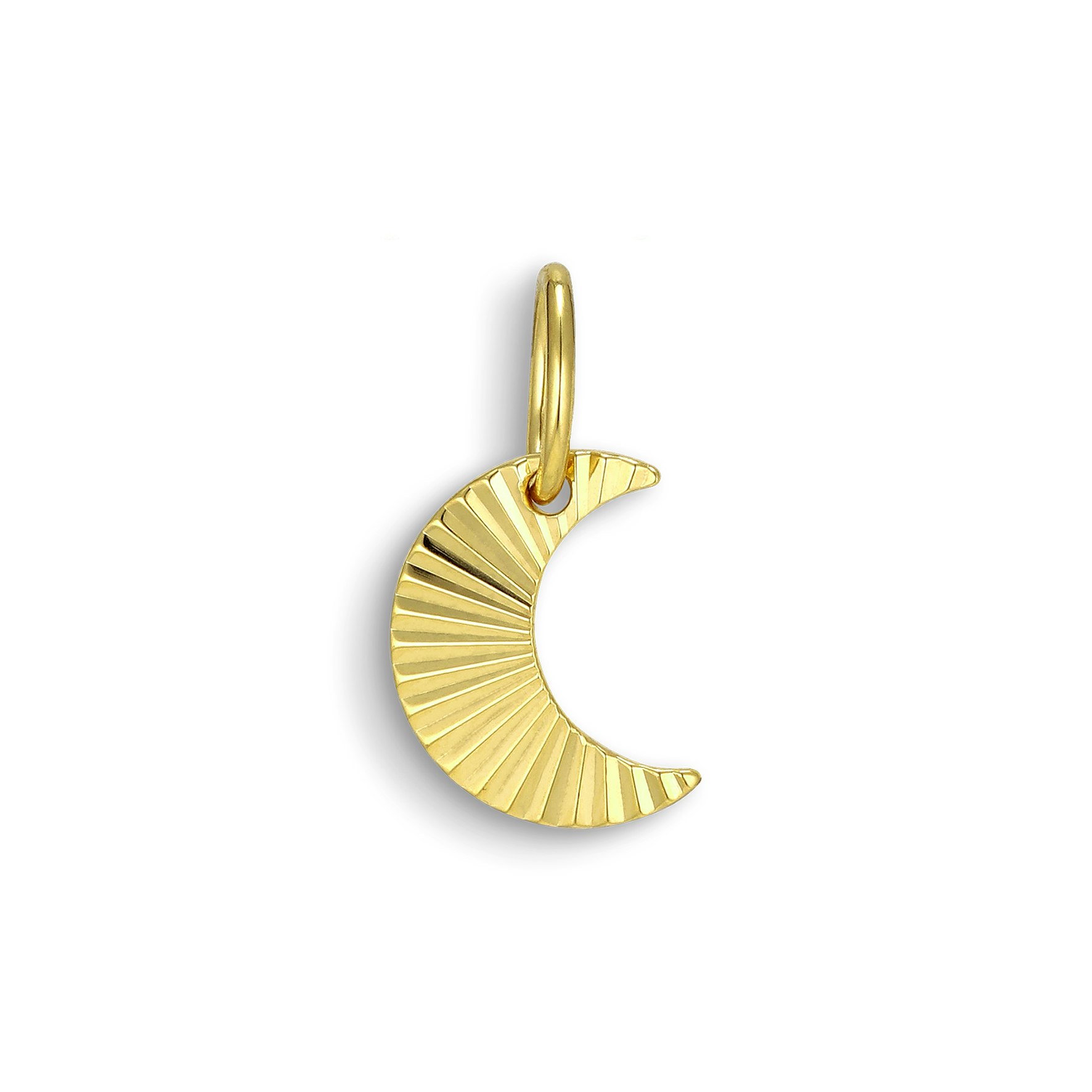 Reflection Half Moon Pendant from Jane Kønig in Goldplated Silver Sterling 925