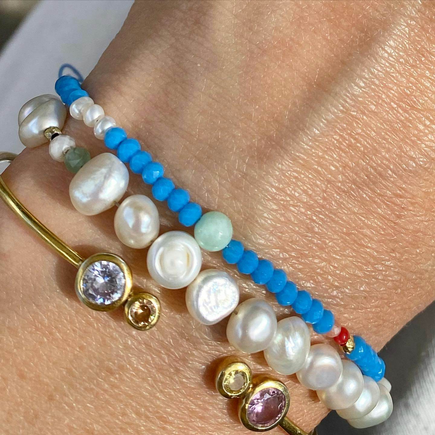 Color Crush Bracelet- Santorini Mix fra STINE A Jewelry i Nylon