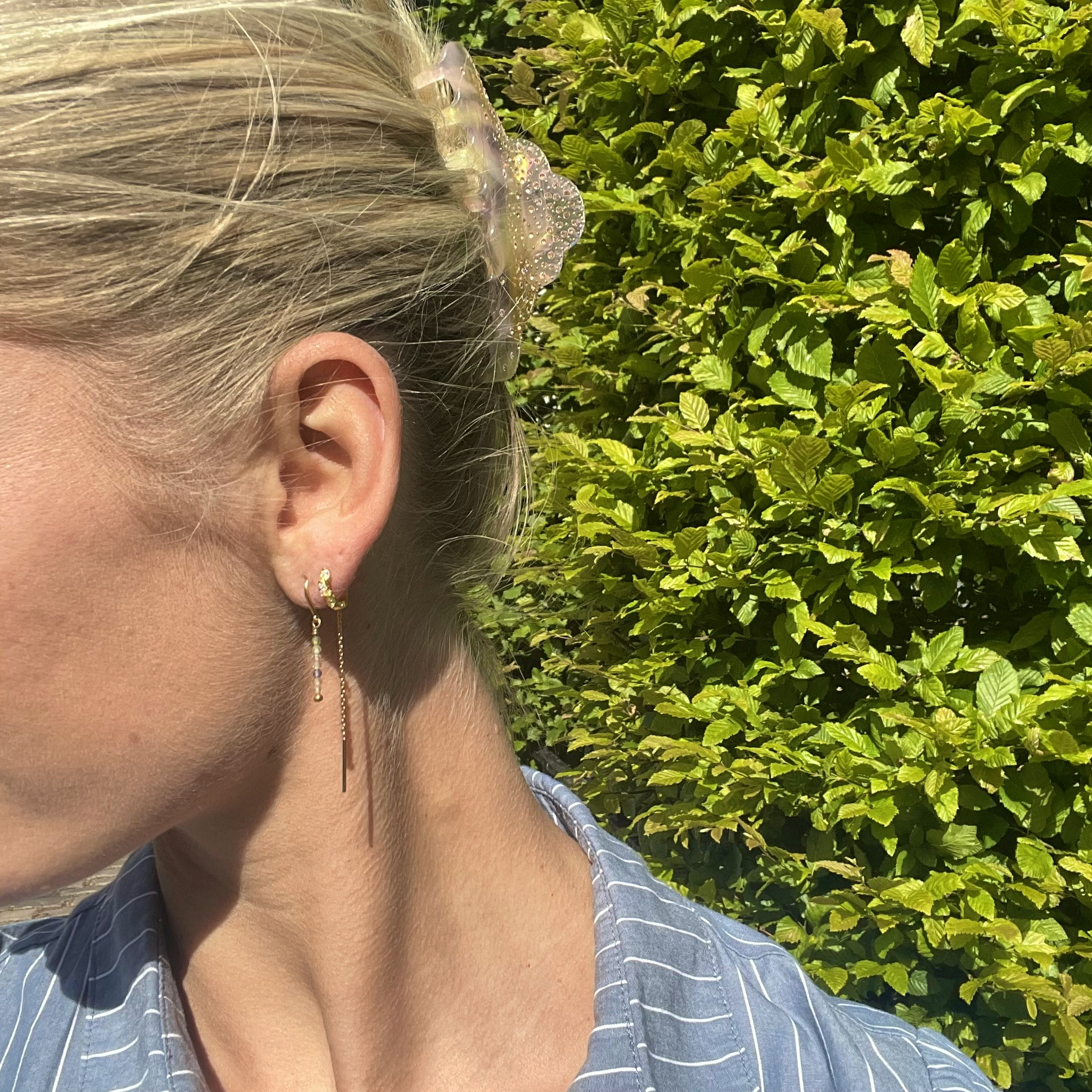 Laia Hoops från Enamel Copenhagen i Förgyllt-Silver Sterling 925