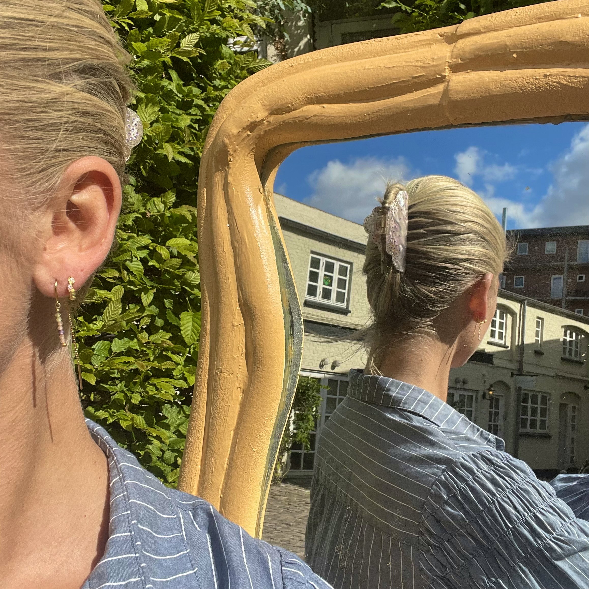 Laia Hoops från Enamel Copenhagen i Förgyllt-Silver Sterling 925