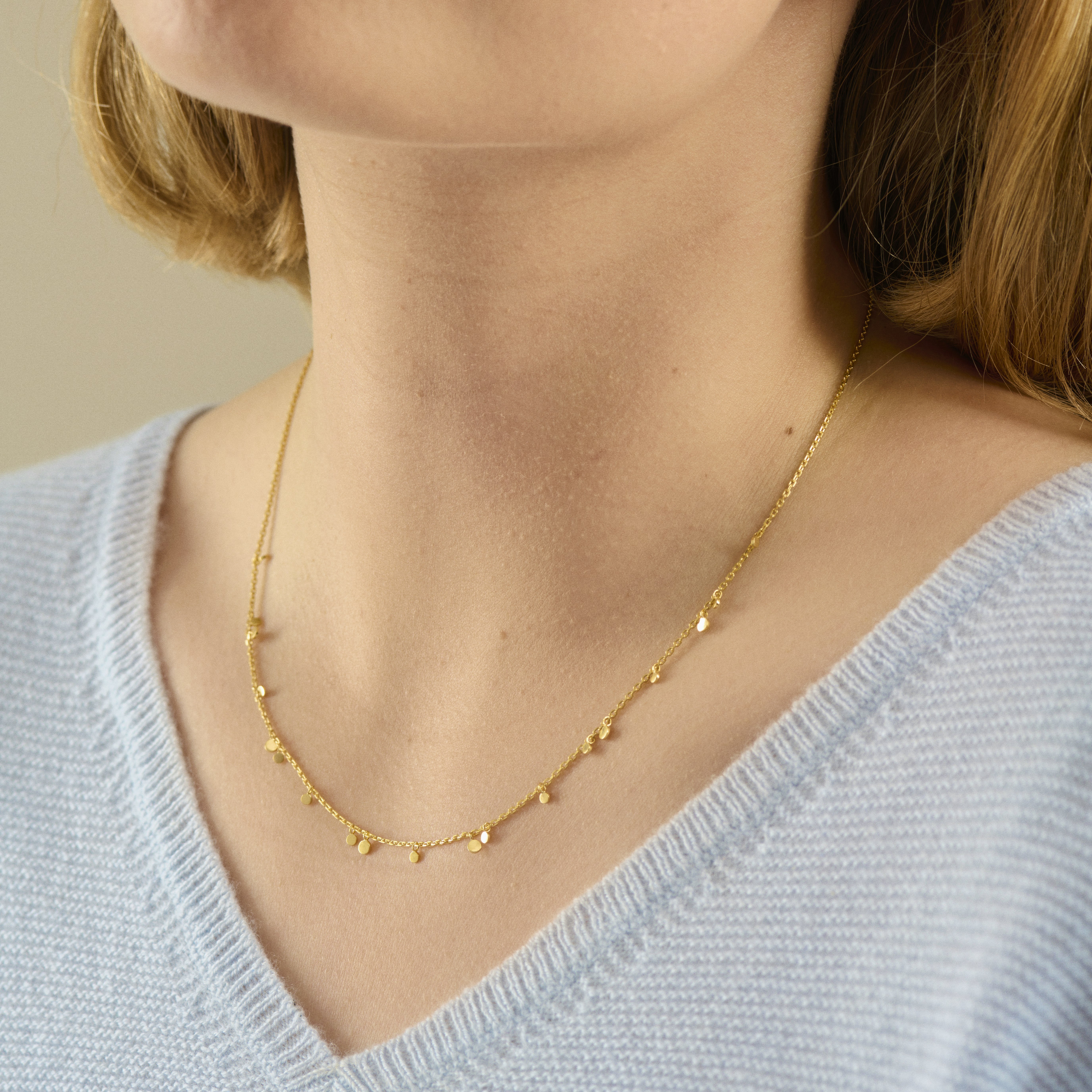 Glow Necklace from Pernille Corydon in Goldplated Silver Sterling 925