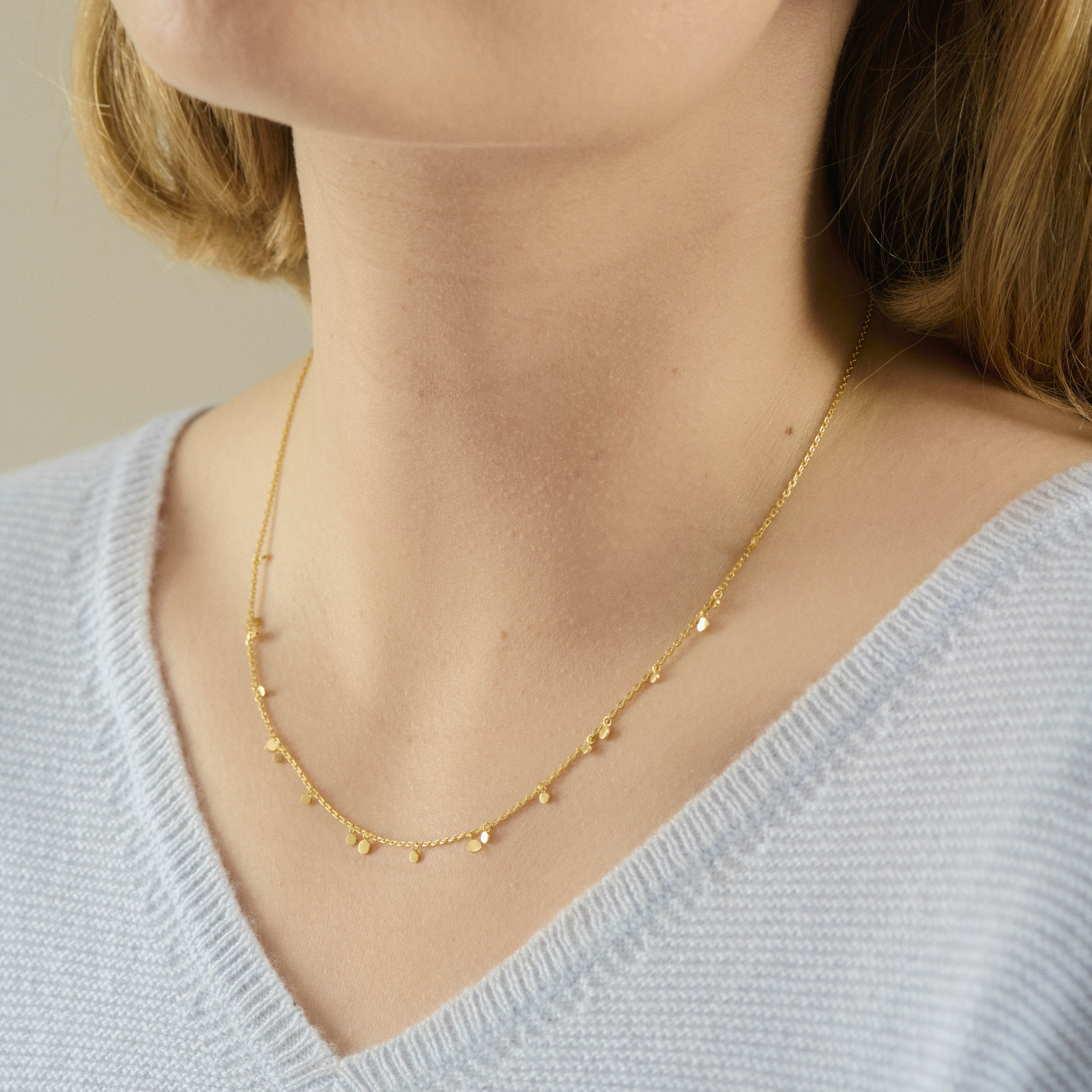 Glow Necklace from Pernille Corydon in Goldplated-Silver Sterling 925