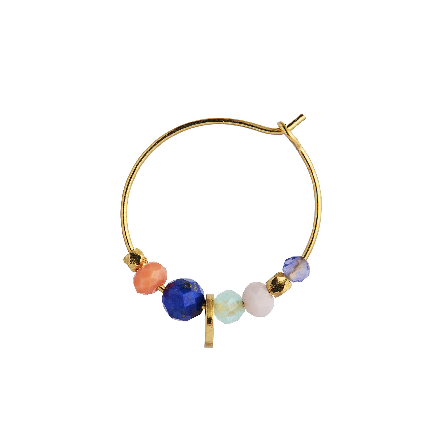 Color Crush Hoop - Tokyo Mix from STINE A Jewelry in Goldplated-Silver Sterling 925