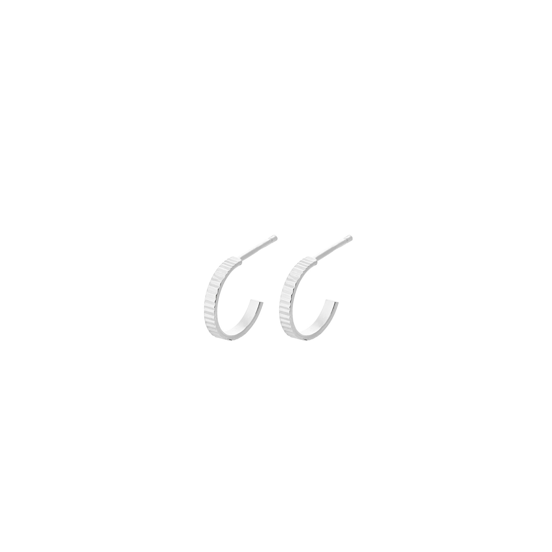 Sea Reflection Mini Hoops von Pernille Corydon in Silber Sterling 925