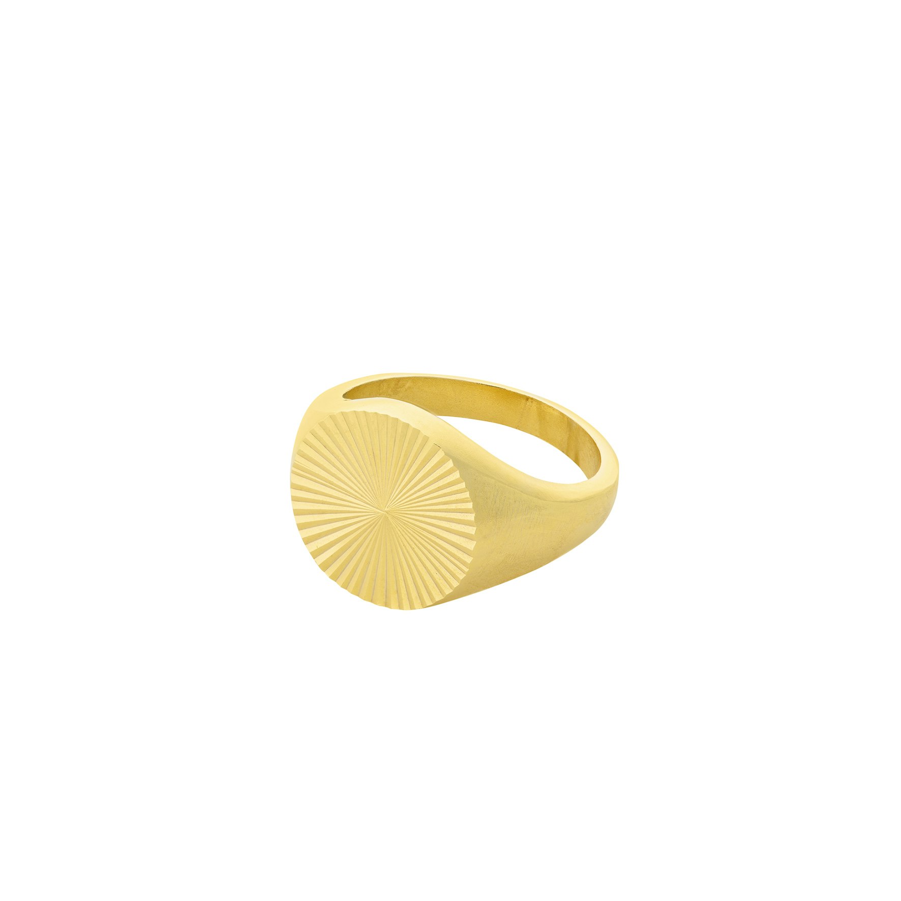 Ocean Star Signet Ring fra Pernille Corydon i Forgylt-Sølv Sterling 925