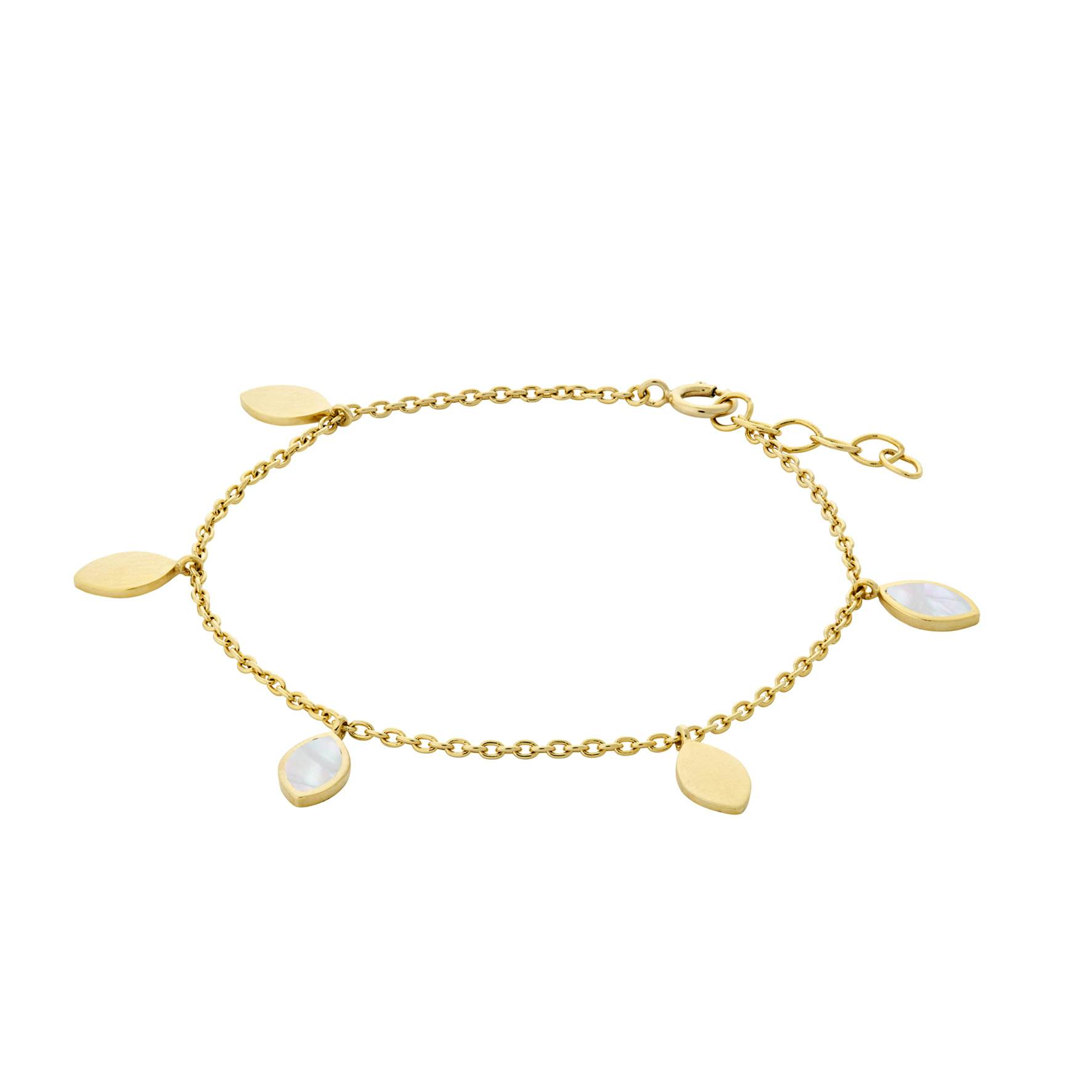 Flake Bracelet from Pernille Corydon in Goldplated-Silver Sterling 925
