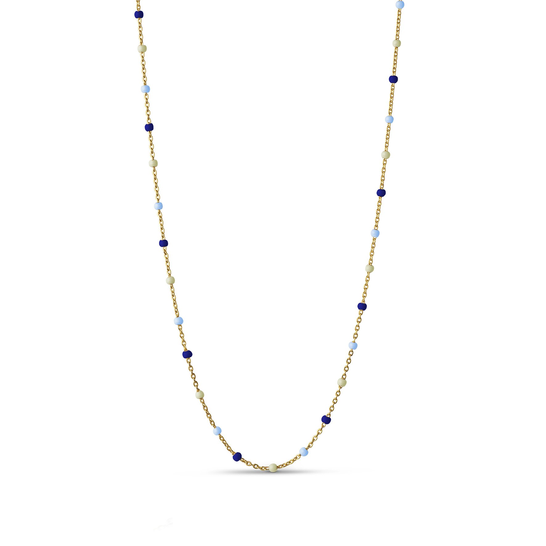 Lola Necklace Marine fra Enamel Copenhagen i Forgylt-Sølv Sterling 925