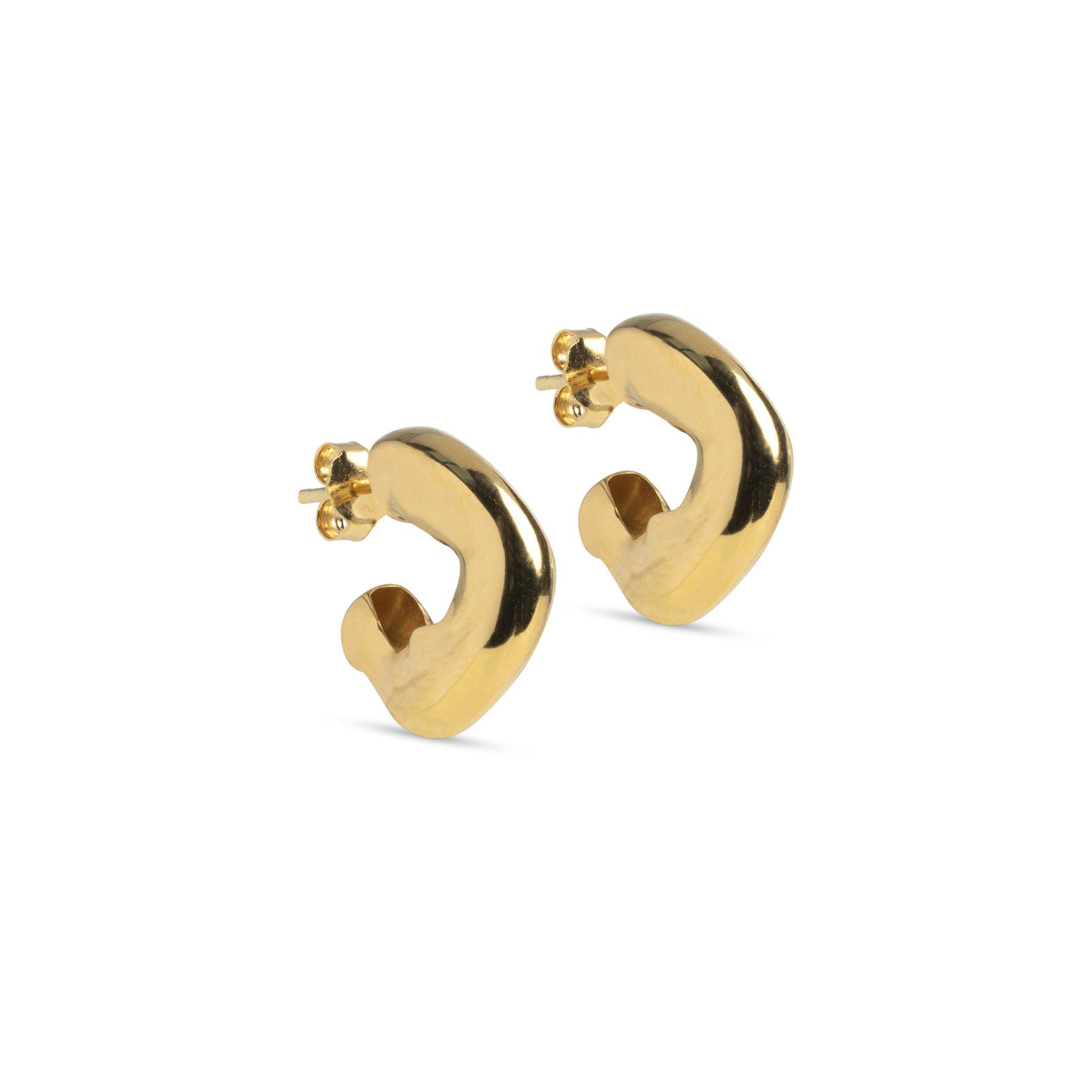 Gianna Hoops från Enamel Copenhagen i Förgyllt-Silver Sterling 925