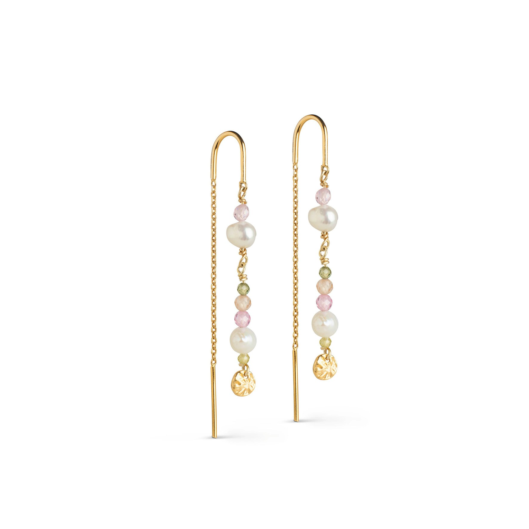 Sofia Earrings von Enamel Copenhagen in Vergoldet-Silber Sterling 925