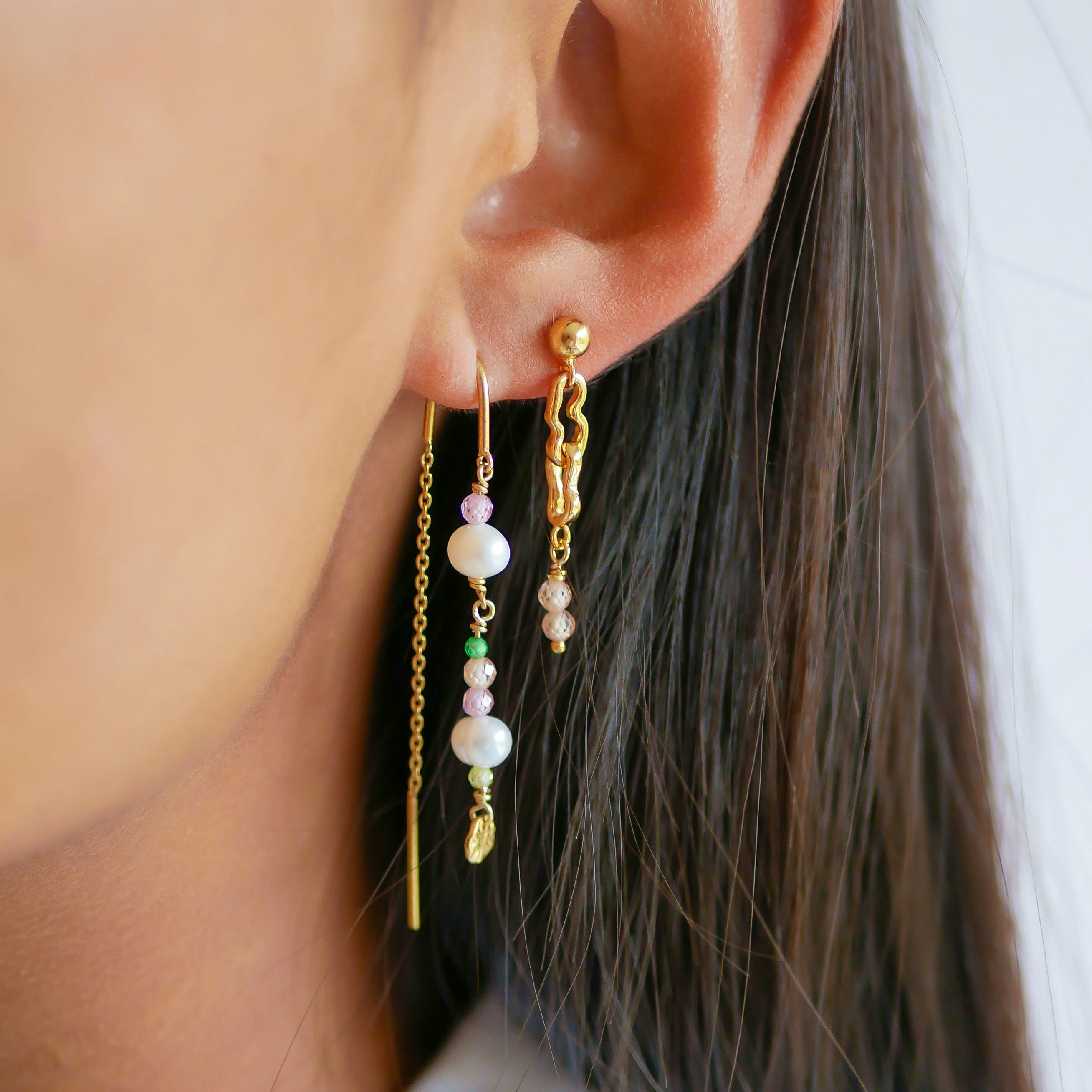 Sofia Earrings von Enamel Copenhagen in Silber Sterling 925