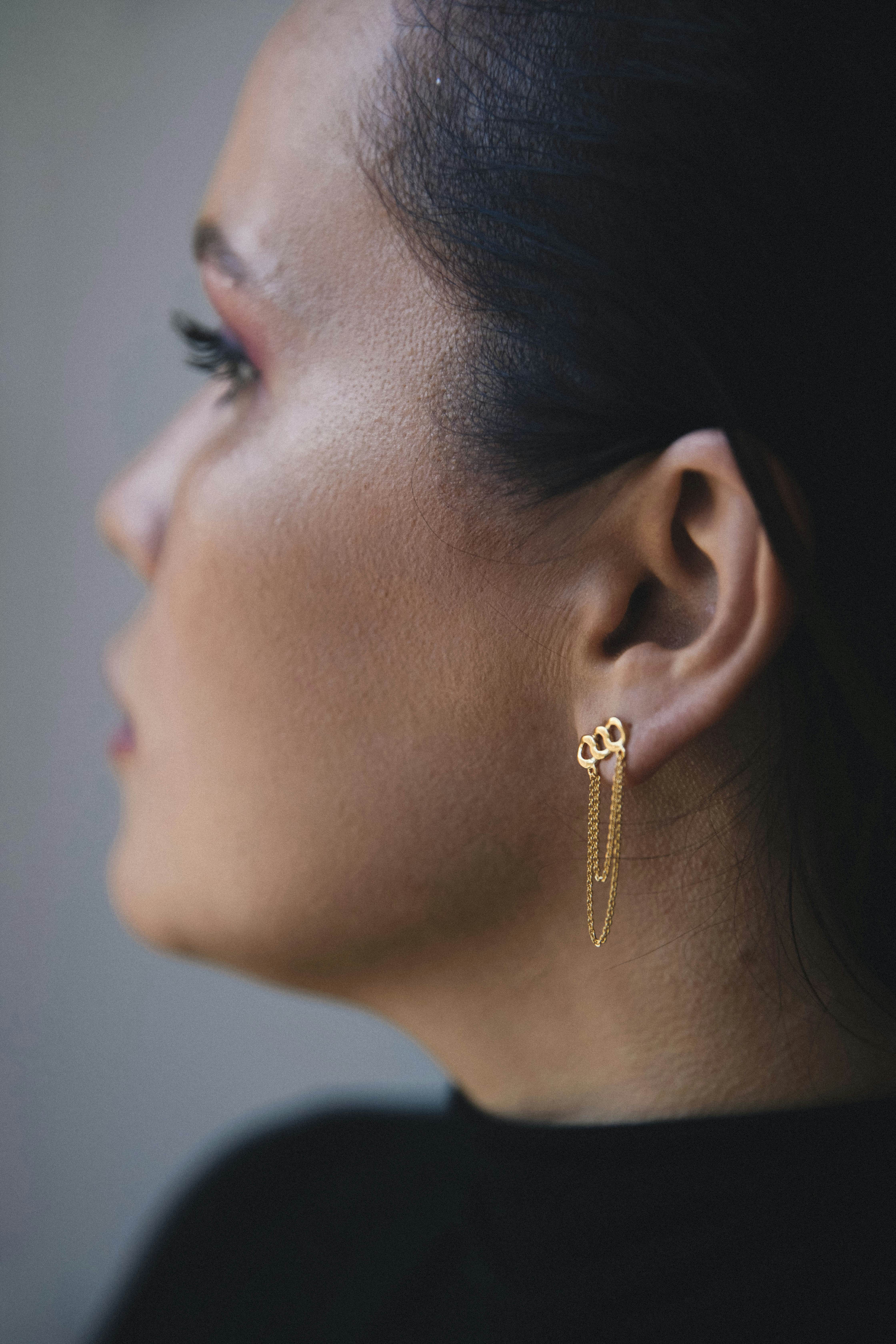 Sofie Schwartz Earrings fra Izabel Camille i Forgylt-Sølv Sterling 925|Blank