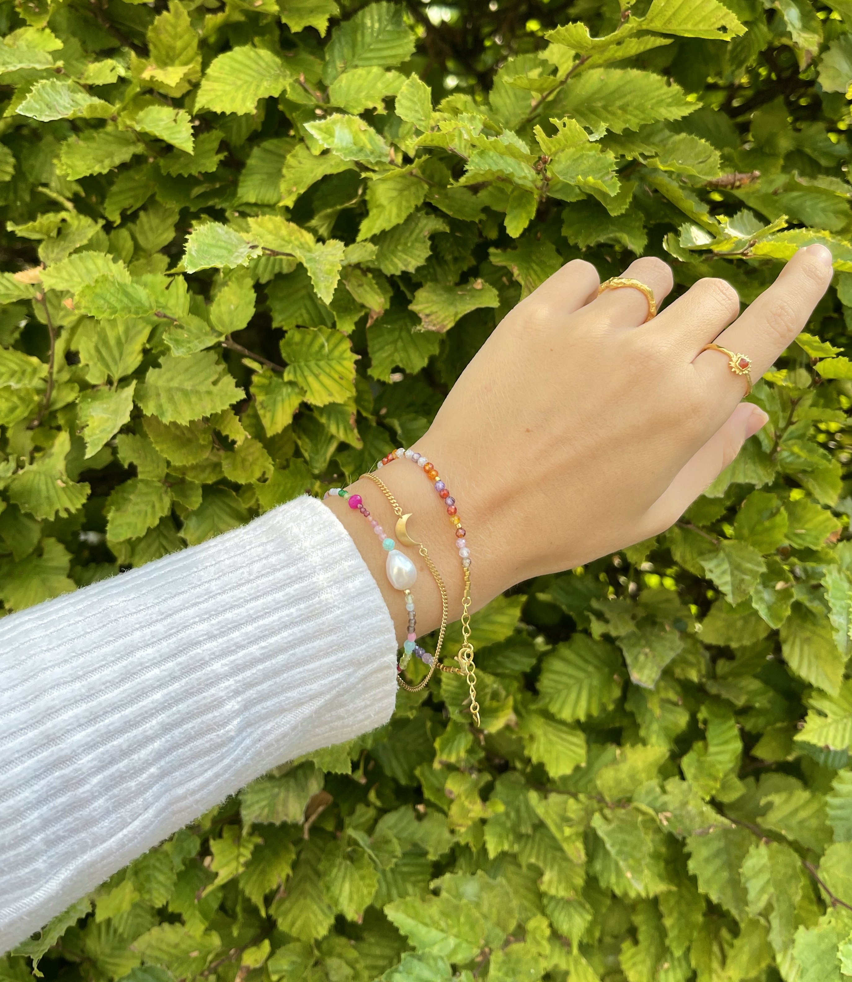 Big Kate Light Multi Bracelet de Nuni Copenhagen dans Plaqué or-Argent Sterling 925