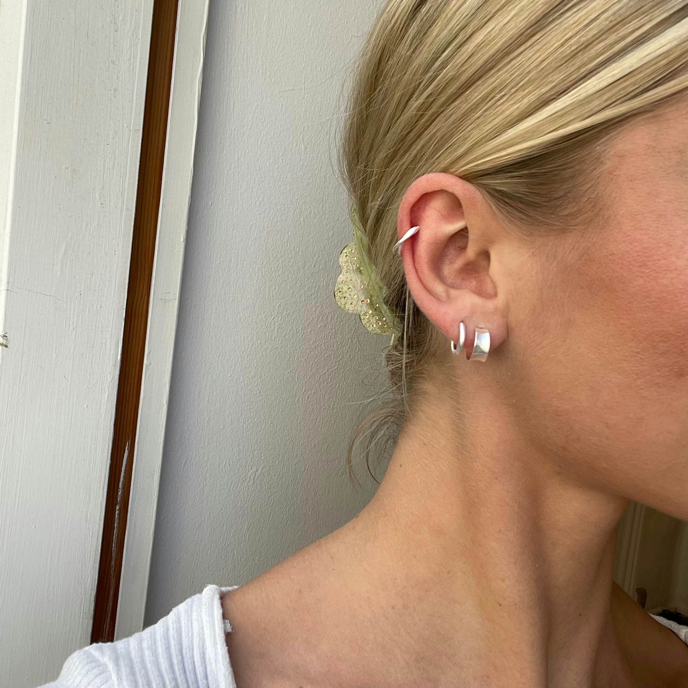 Saga Earrings Mini von Pernille Corydon in Silber Sterling 925