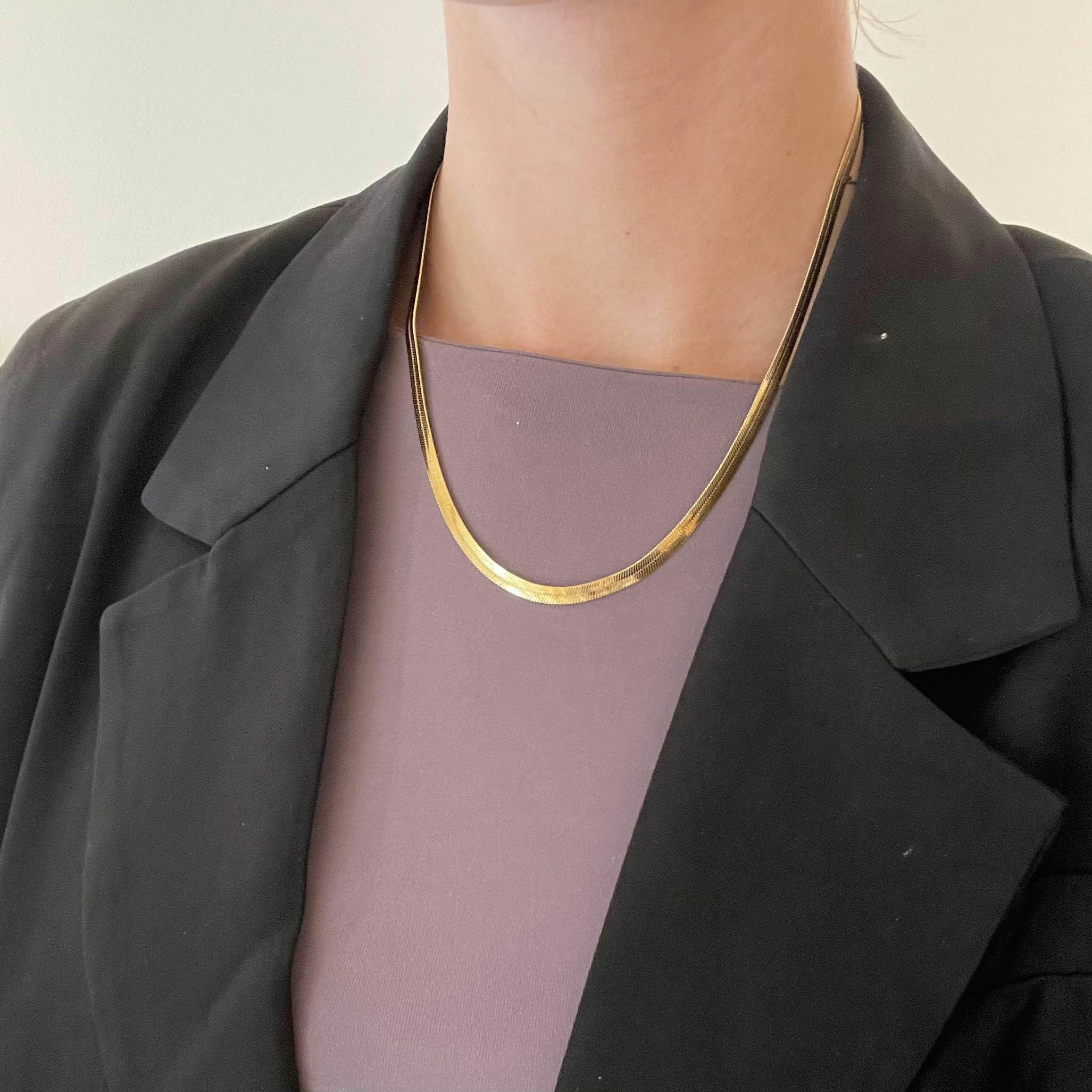 Edith necklace von Pernille Corydon in Vergoldet-Silber Sterling 925|Blank