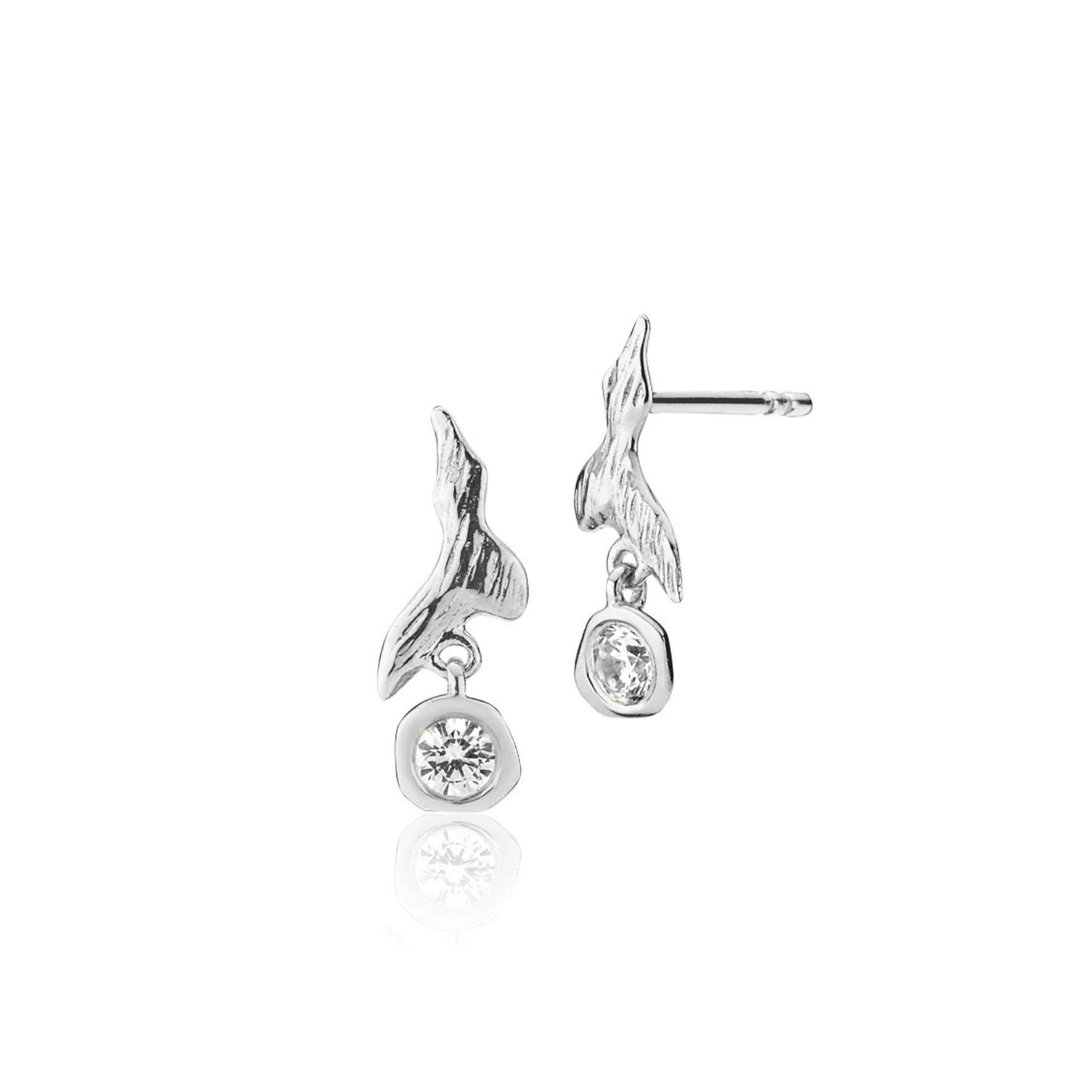 Fairy Earrings With Stone fra Izabel Camille i Sølv Sterling 925|Zircons