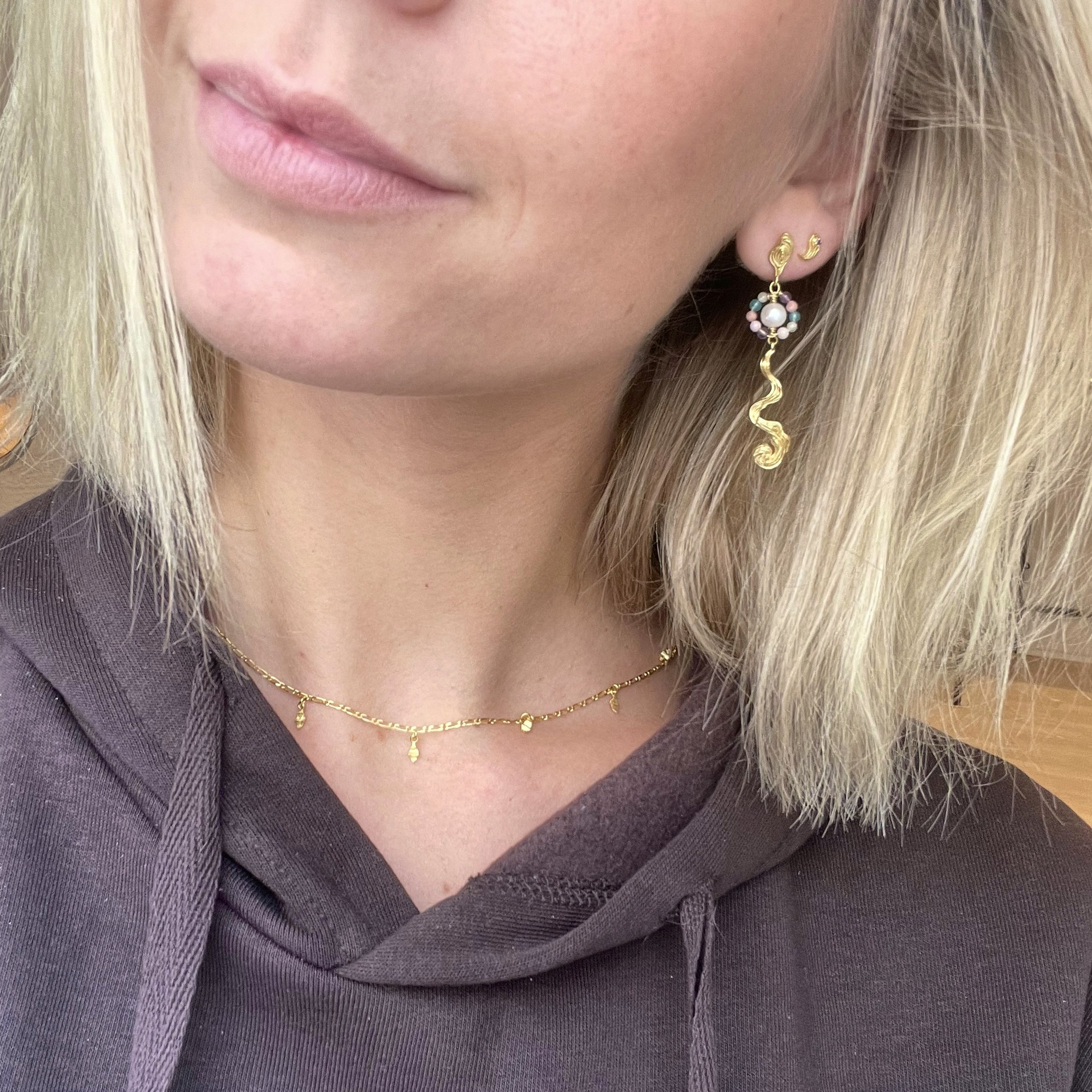 Una necklace fra Maanesten i Sølv Sterling 925