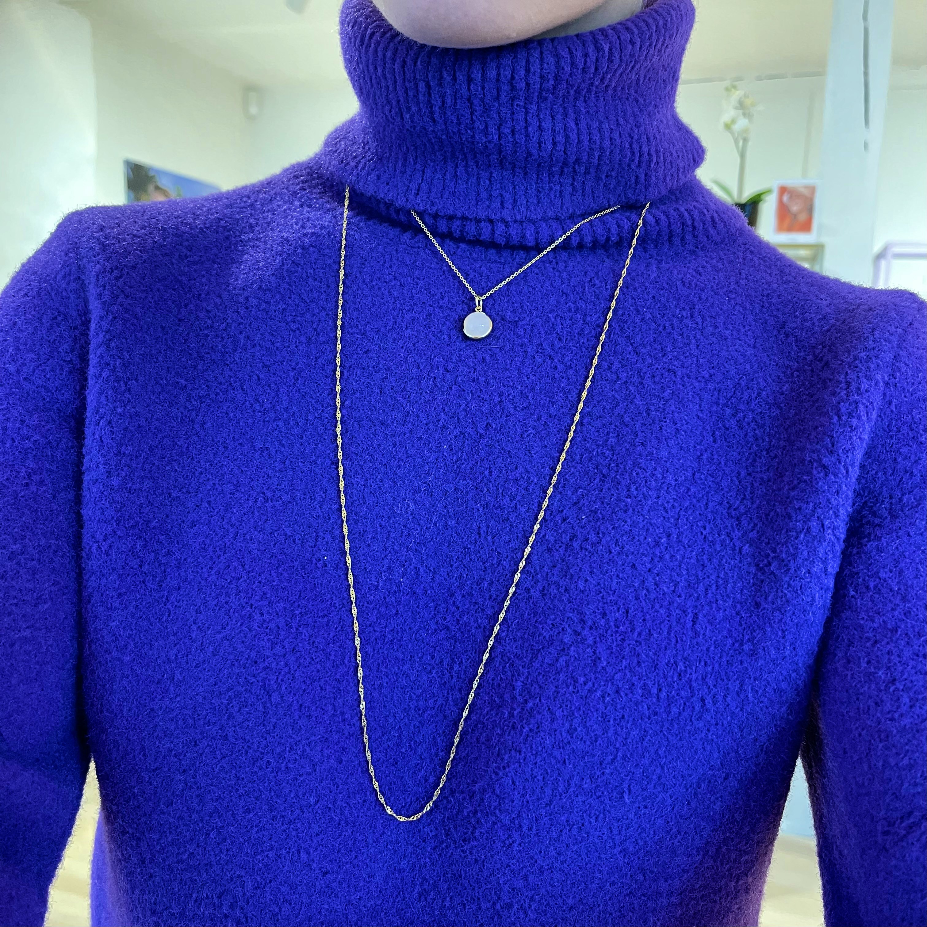 Singapore necklace long fra Pernille Corydon i Sølv Sterling 925