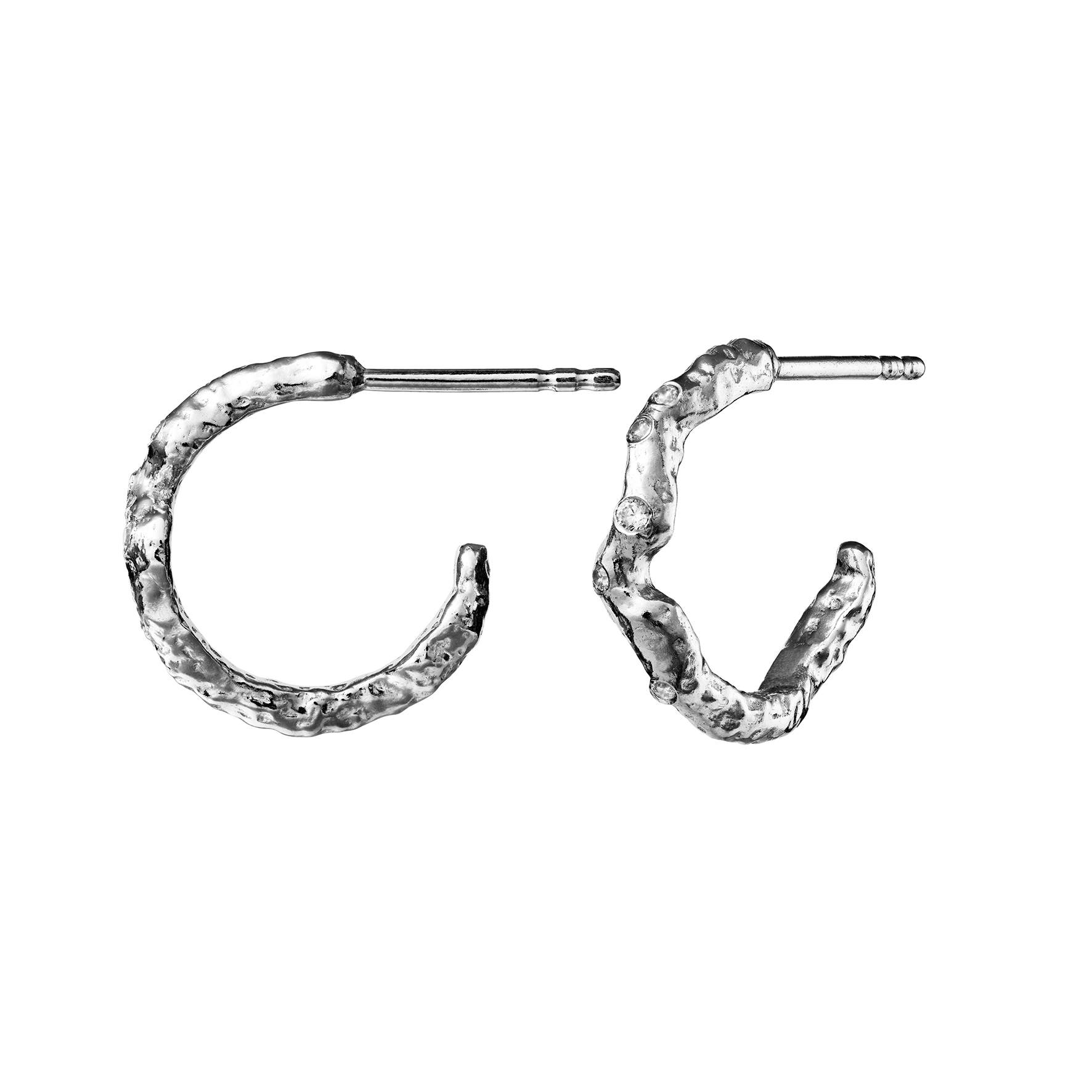 Janine Medium Earrings von Maanesten in Silber Sterling 925